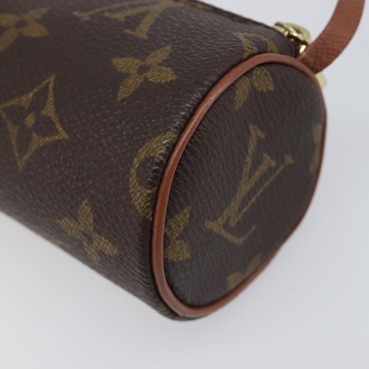 LOUIS VUITTON Monogram Papillon Pouch LV Auth BA15731