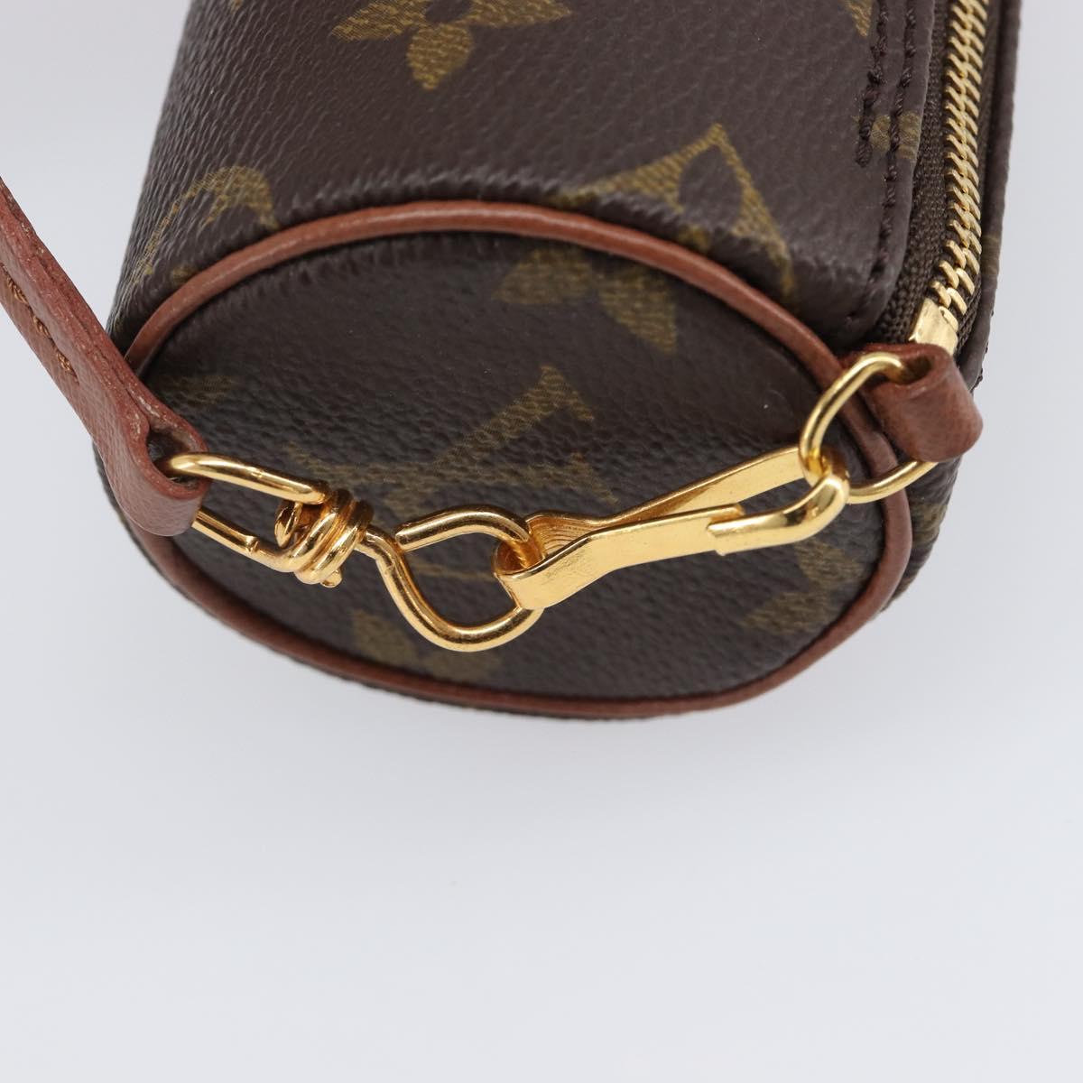 LOUIS VUITTON Monogram Papillon Pouch LV Auth BA15731