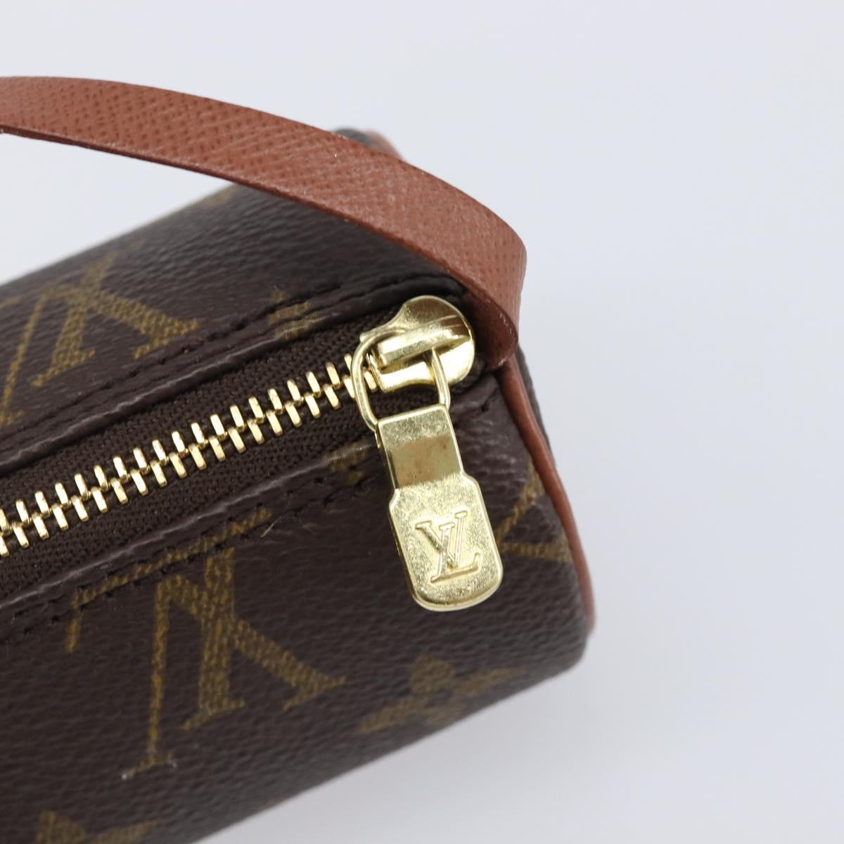 LOUIS VUITTON Monogram Papillon Pouch LV Auth BA15731