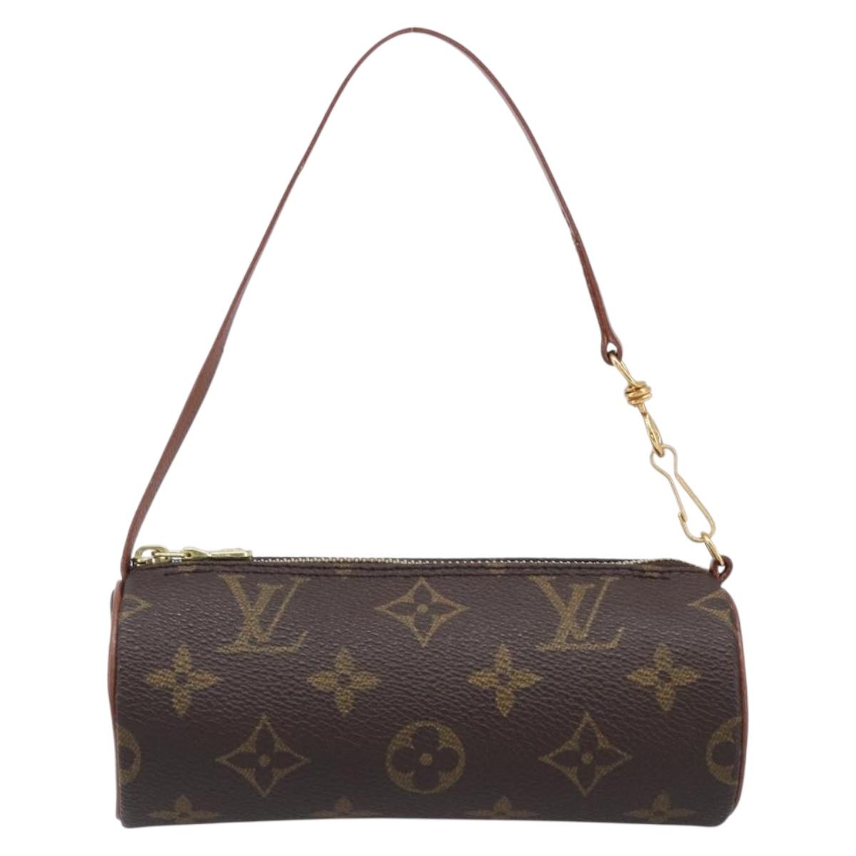 LOUIS VUITTON Monogram Papillon Pouch LV Auth BA15731