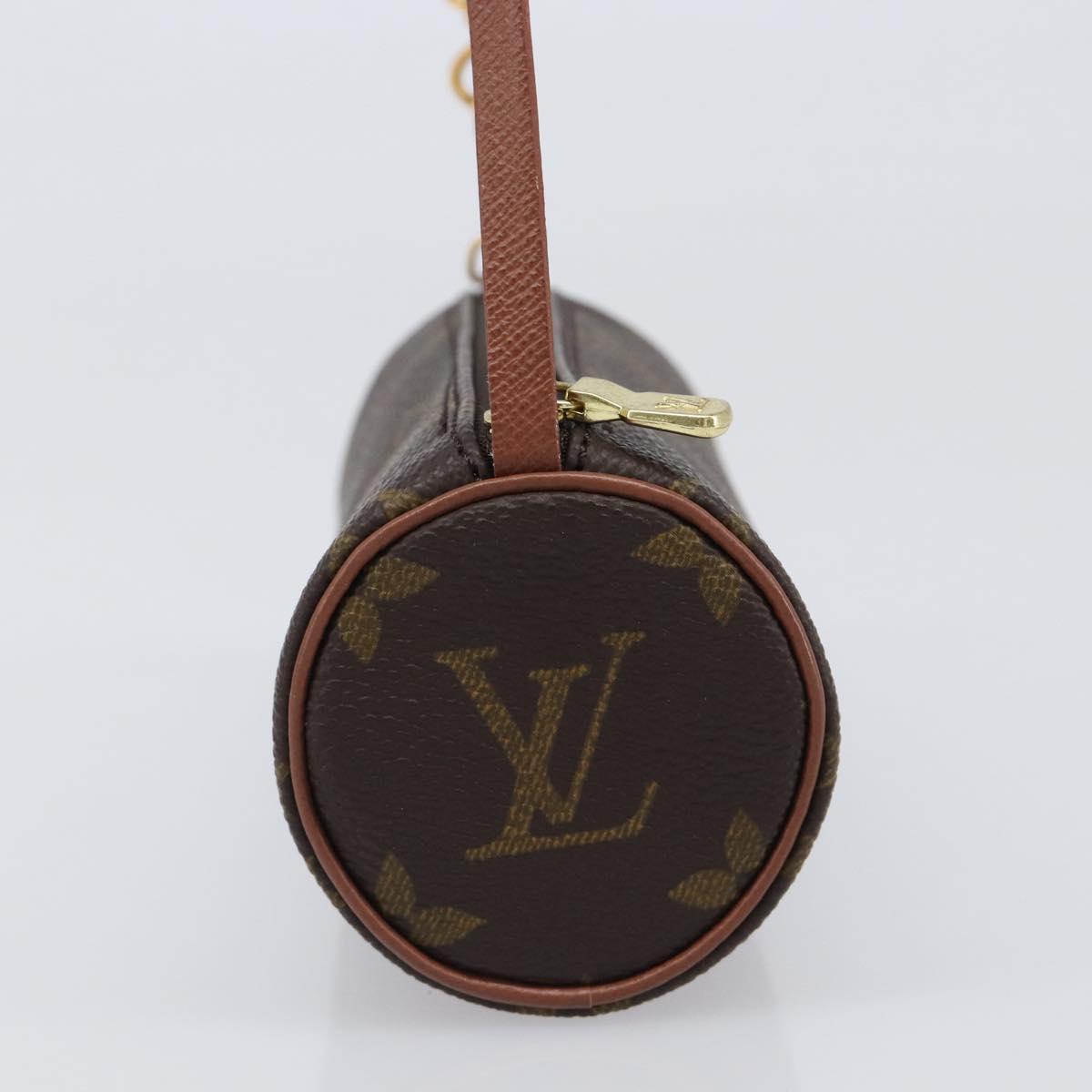 LOUIS VUITTON Monogram Papillon Pouch LV Auth BA15731