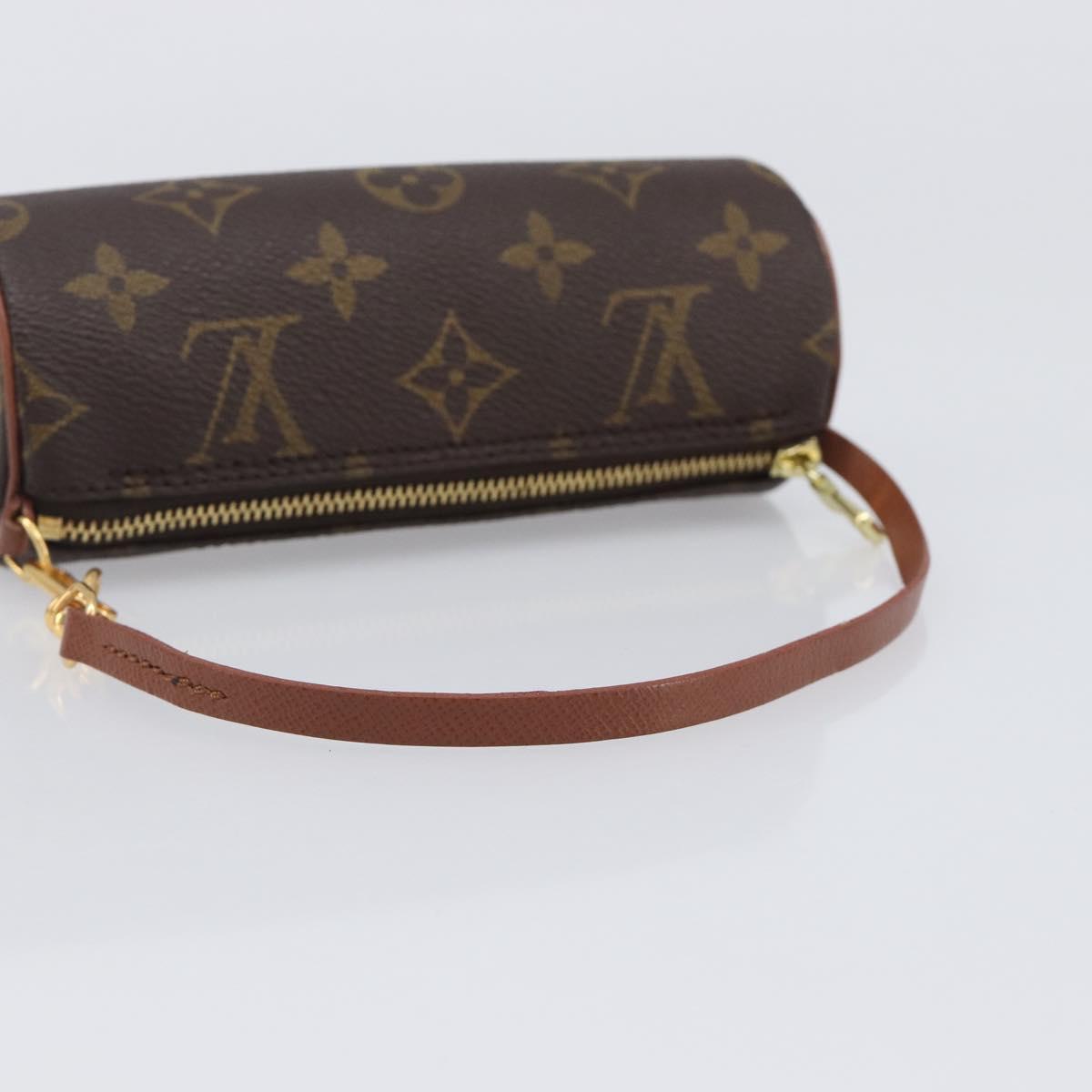 LOUIS VUITTON Monogram Papillon Pouch LV Auth BA15731