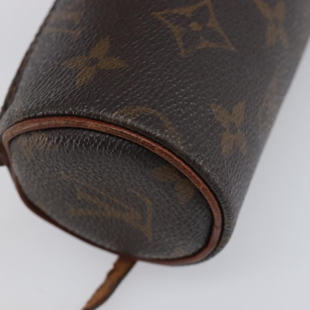 LOUIS VUITTON Monogram Papillon Pouch LV Auth BA15732