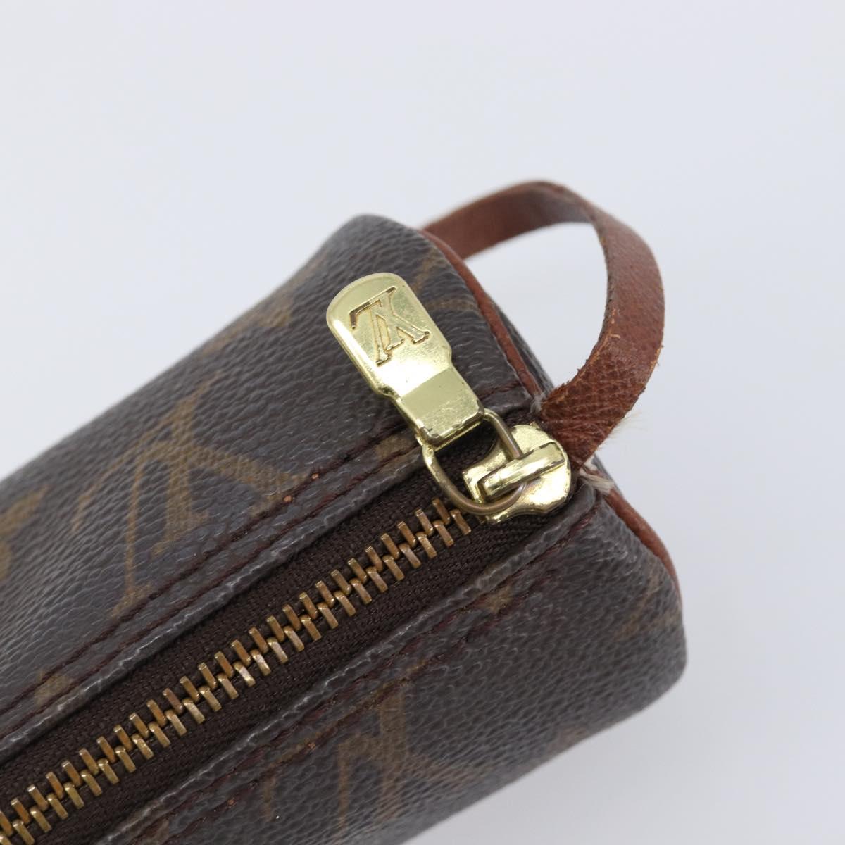 LOUIS VUITTON Monogram Papillon Pouch LV Auth BA15732