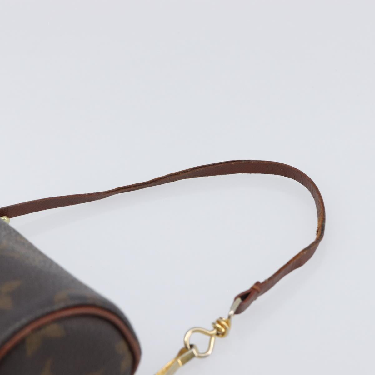 LOUIS VUITTON Monogram Papillon Pouch LV Auth BA15732