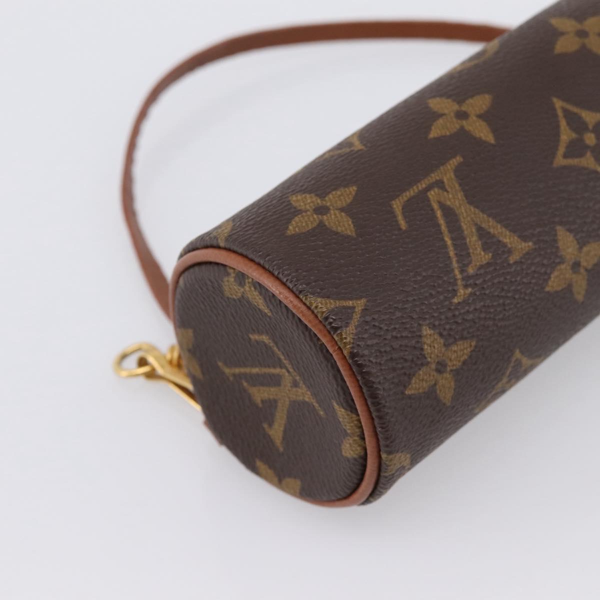 LOUIS VUITTON Monogram Papillon Pouch LV Auth BA15733