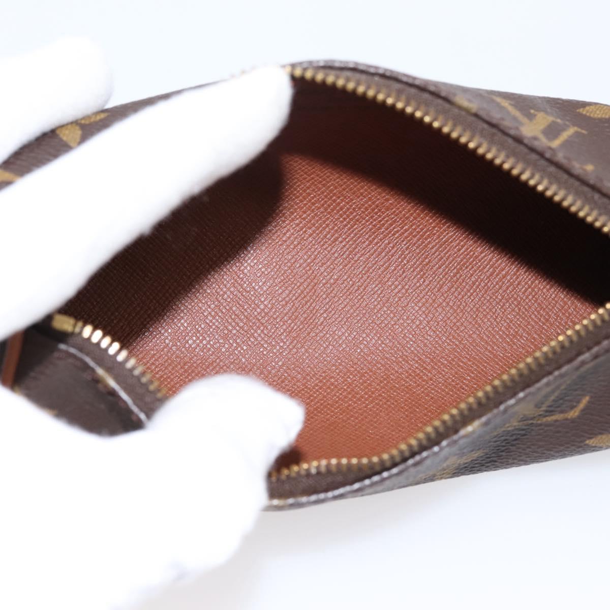 LOUIS VUITTON Monogram Papillon Pouch LV Auth BA15733
