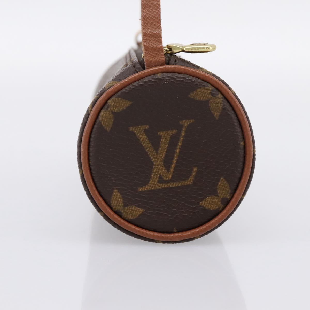 LOUIS VUITTON Monogram Papillon Pouch LV Auth BA15733