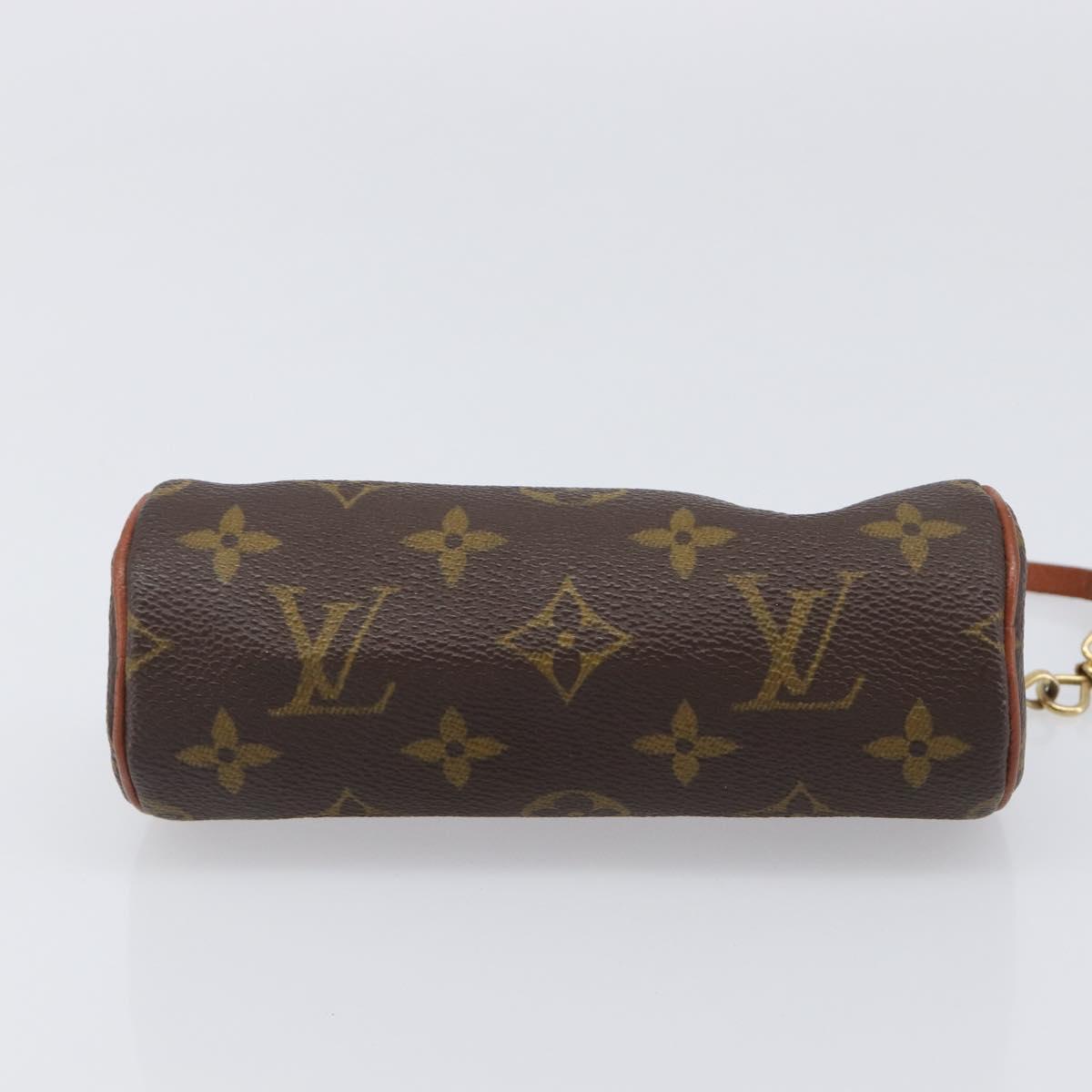 LOUIS VUITTON Monogram Papillon Pouch LV Auth BA15736