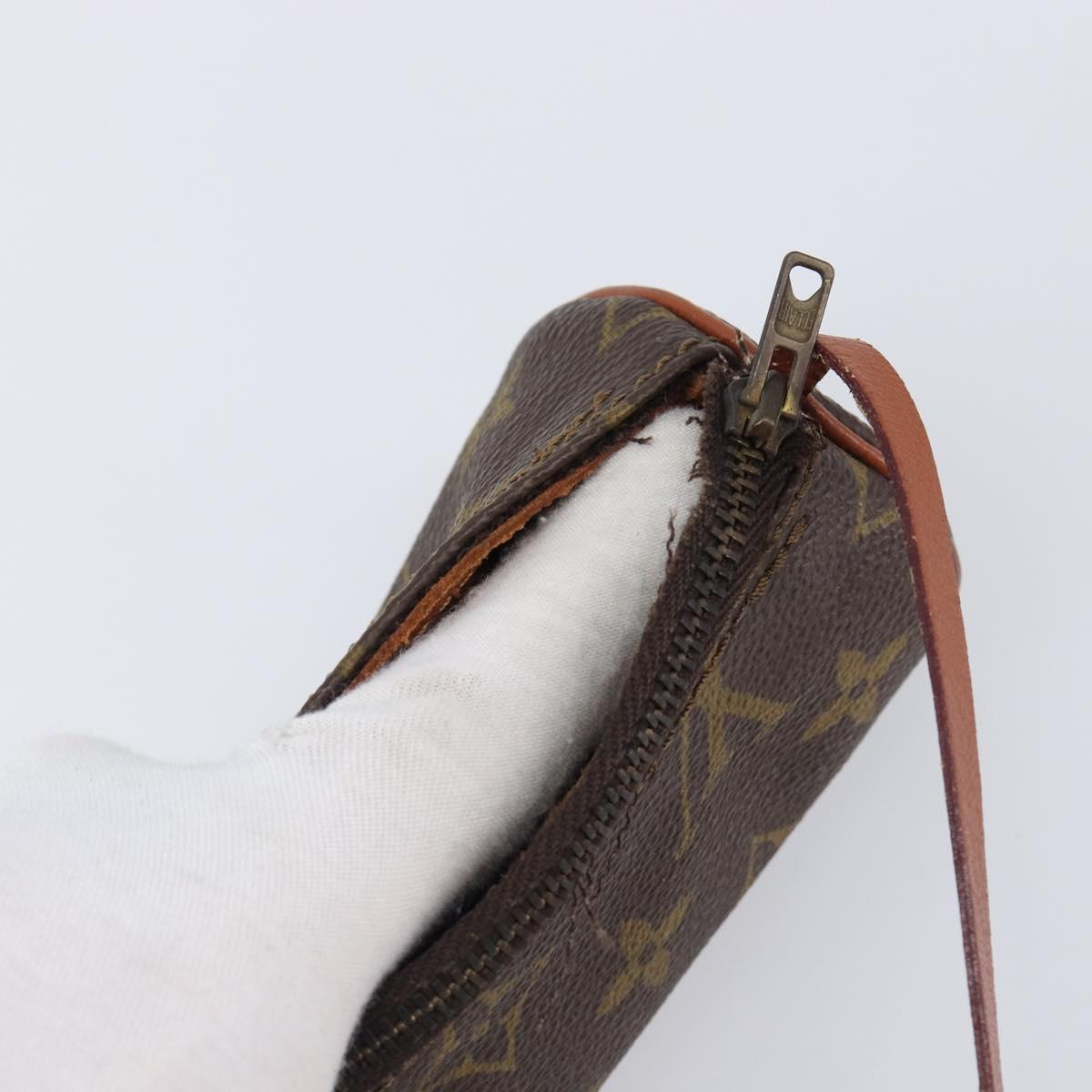 LOUIS VUITTON Monogram Papillon Pouch LV Auth BA15736