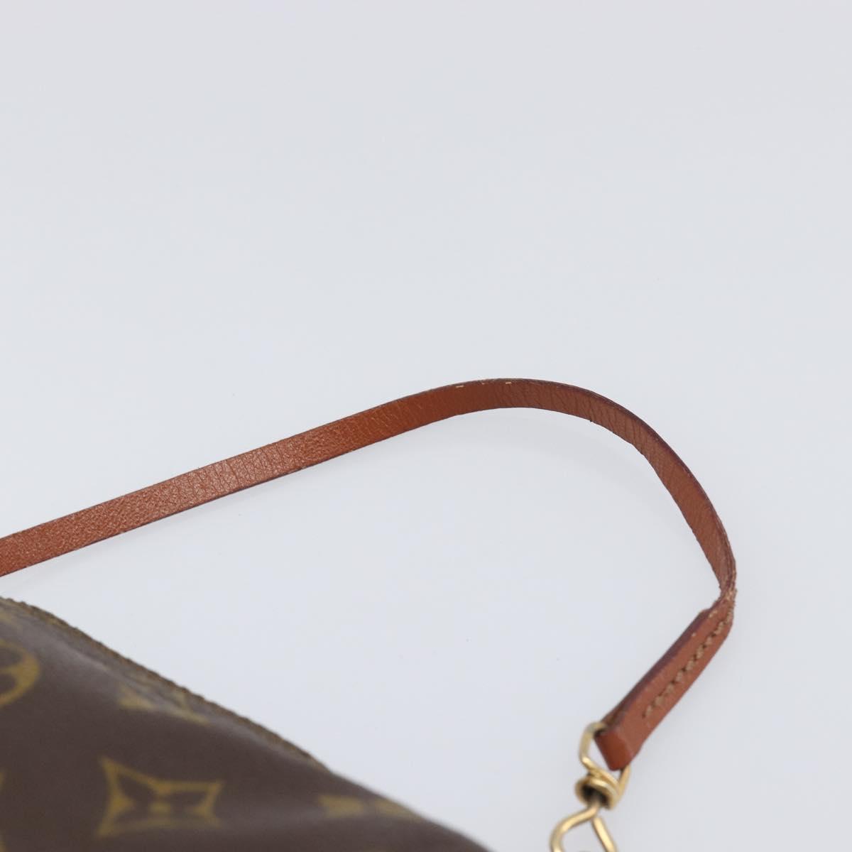 LOUIS VUITTON Monogram Papillon Pouch LV Auth BA15736