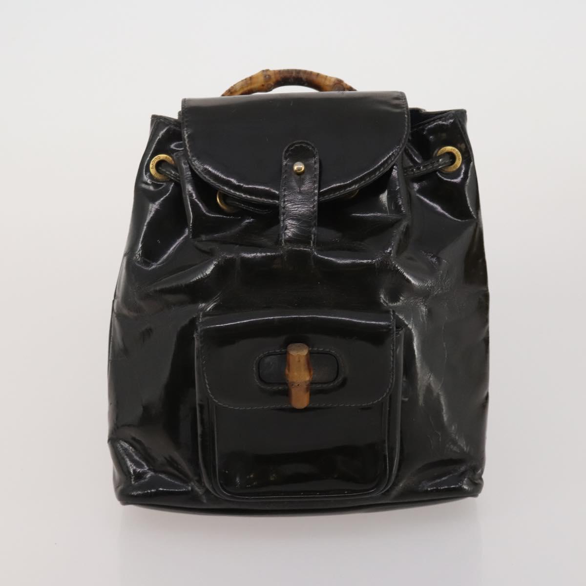 GUCCI GG Canvas Web Sherry Line Bag Leather Suede 4 Set Beige Black Auth BA15737