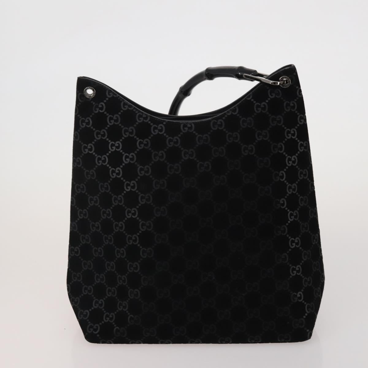GUCCI GG Canvas Web Sherry Line Bag Leather Suede 4 Set Beige Black Auth BA15737