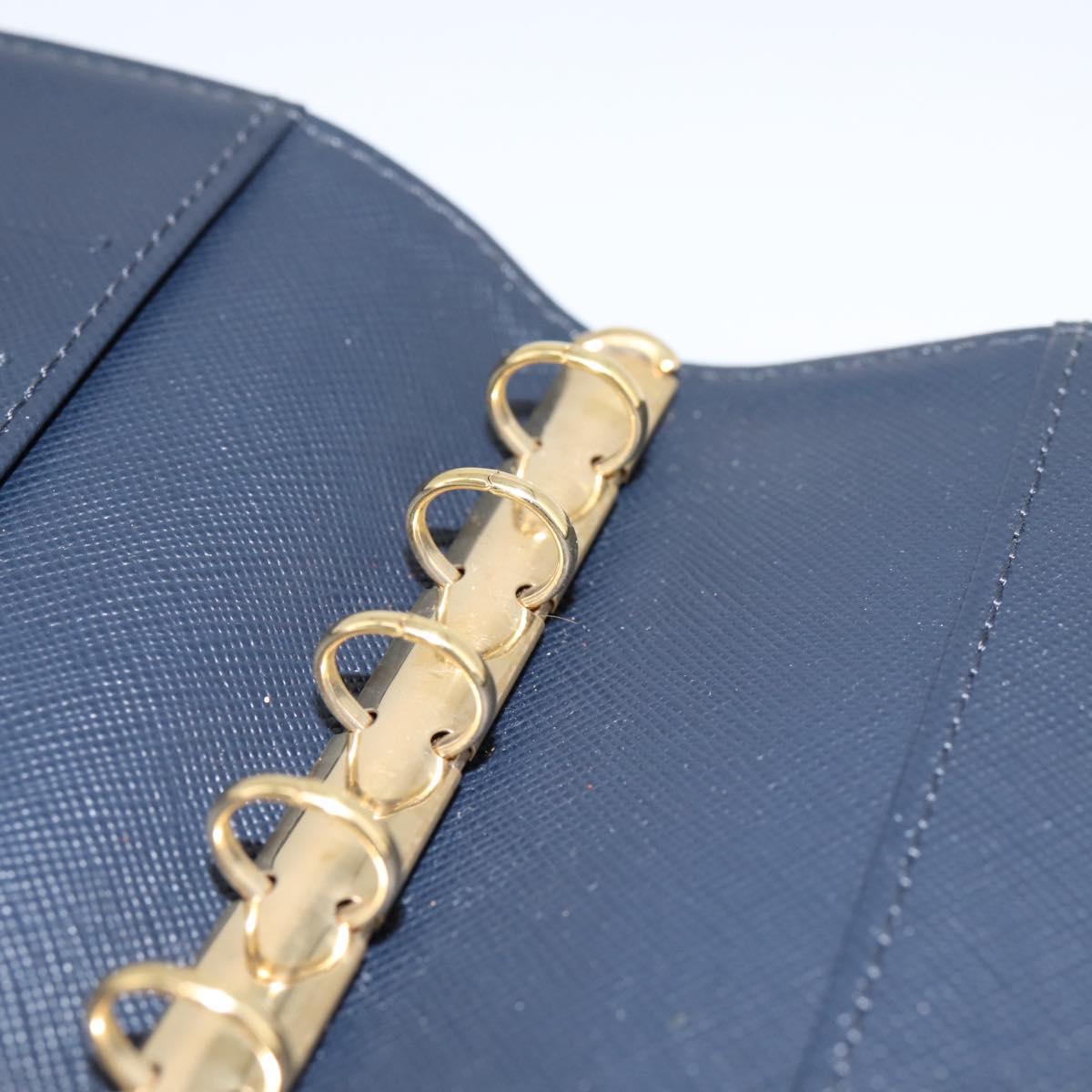 LOUIS VUITTON Monogram Mini Agenda PM Day Planner Cover Blue R20910 Auth BA15743