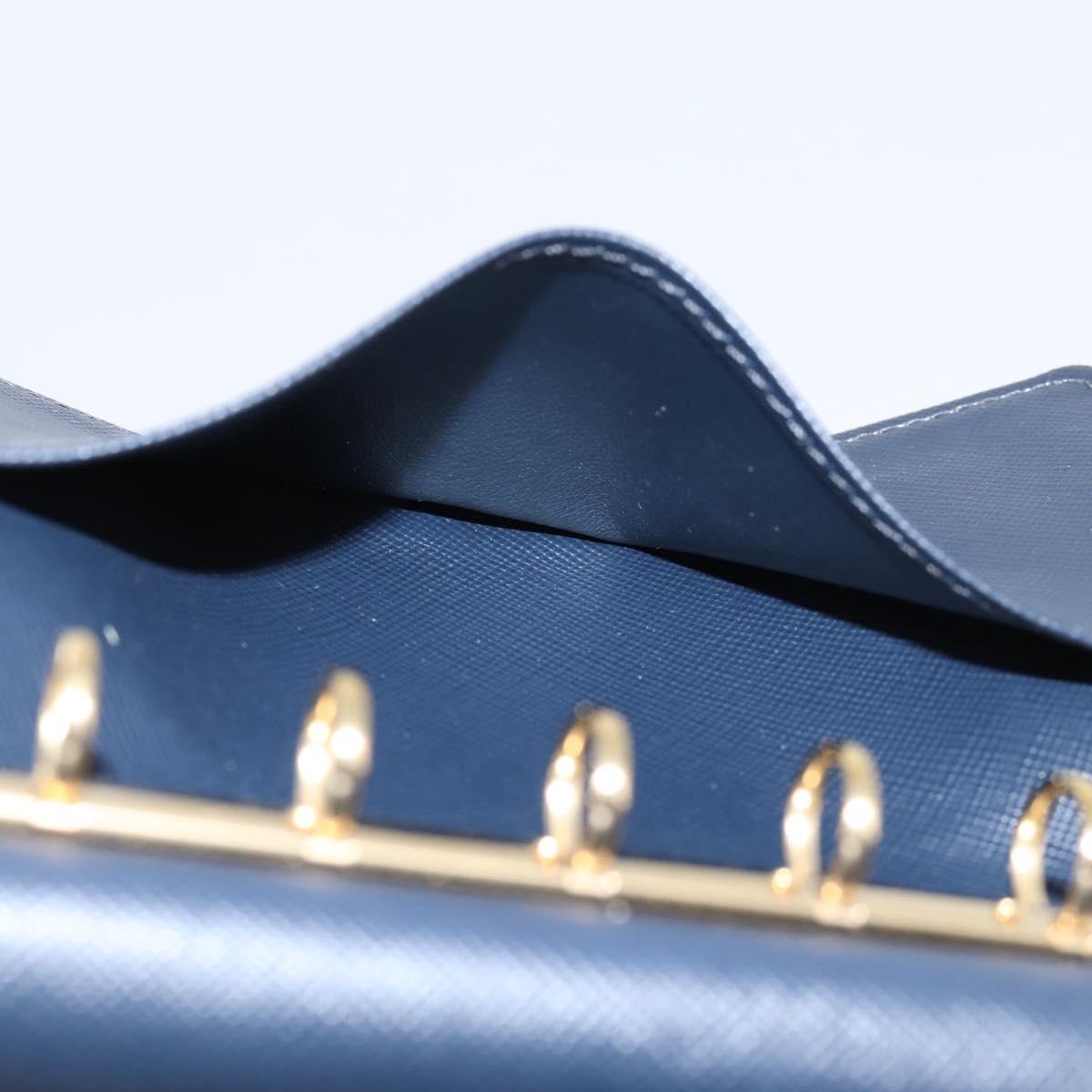LOUIS VUITTON Monogram Mini Agenda PM Day Planner Cover Blue R20910 Auth BA15743