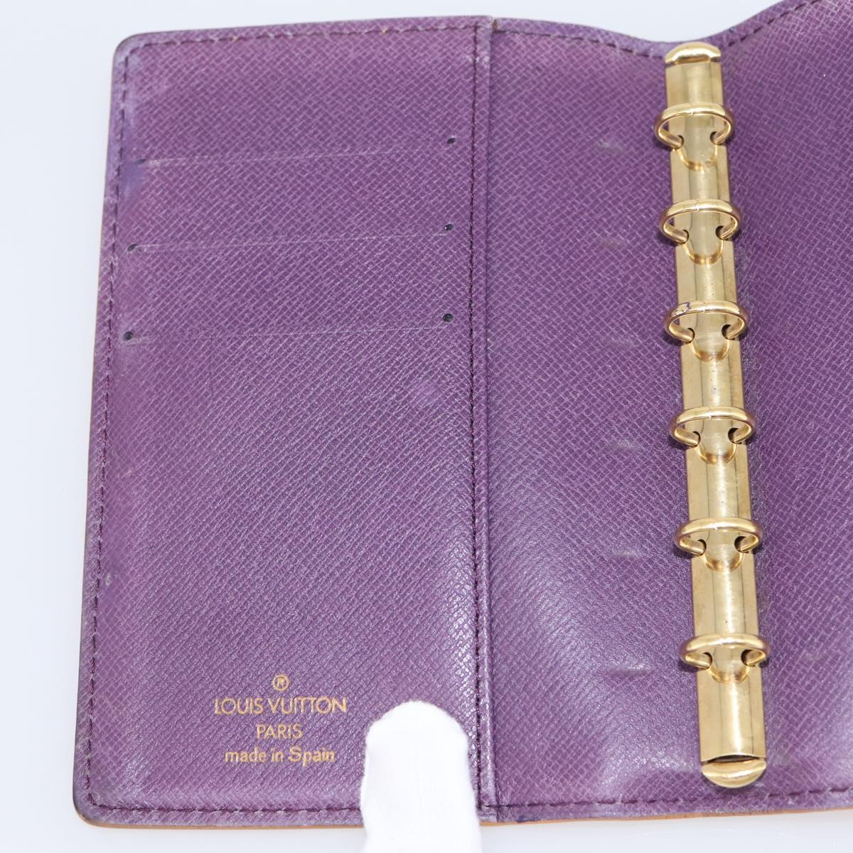 LOUIS VUITTON Epi Agenda PM Day Planner Cover Yellow R20059 LV Auth BA15744