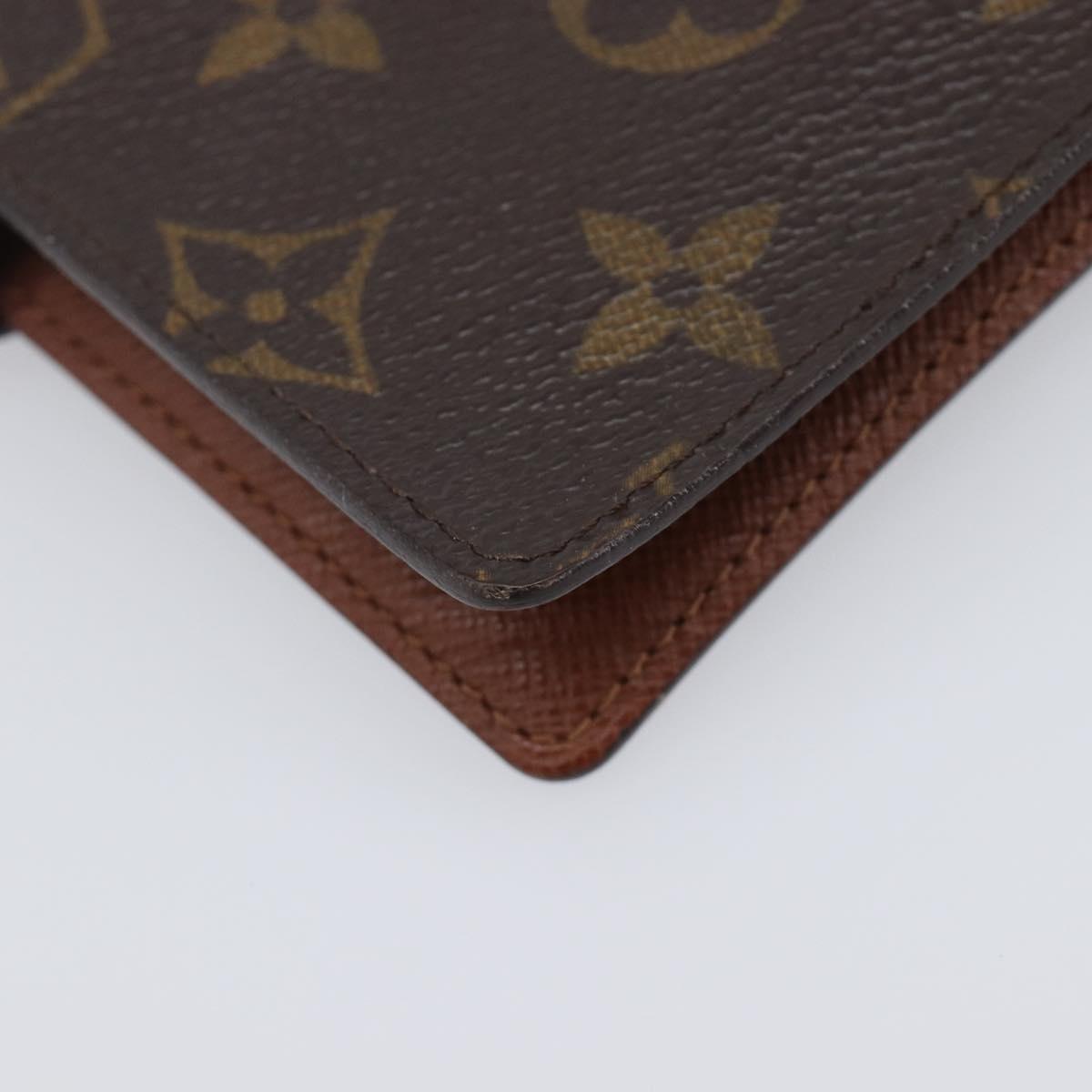 LOUIS VUITTON Monogram Agenda PM Day Planner Cover R20005 LV Auth BA15745