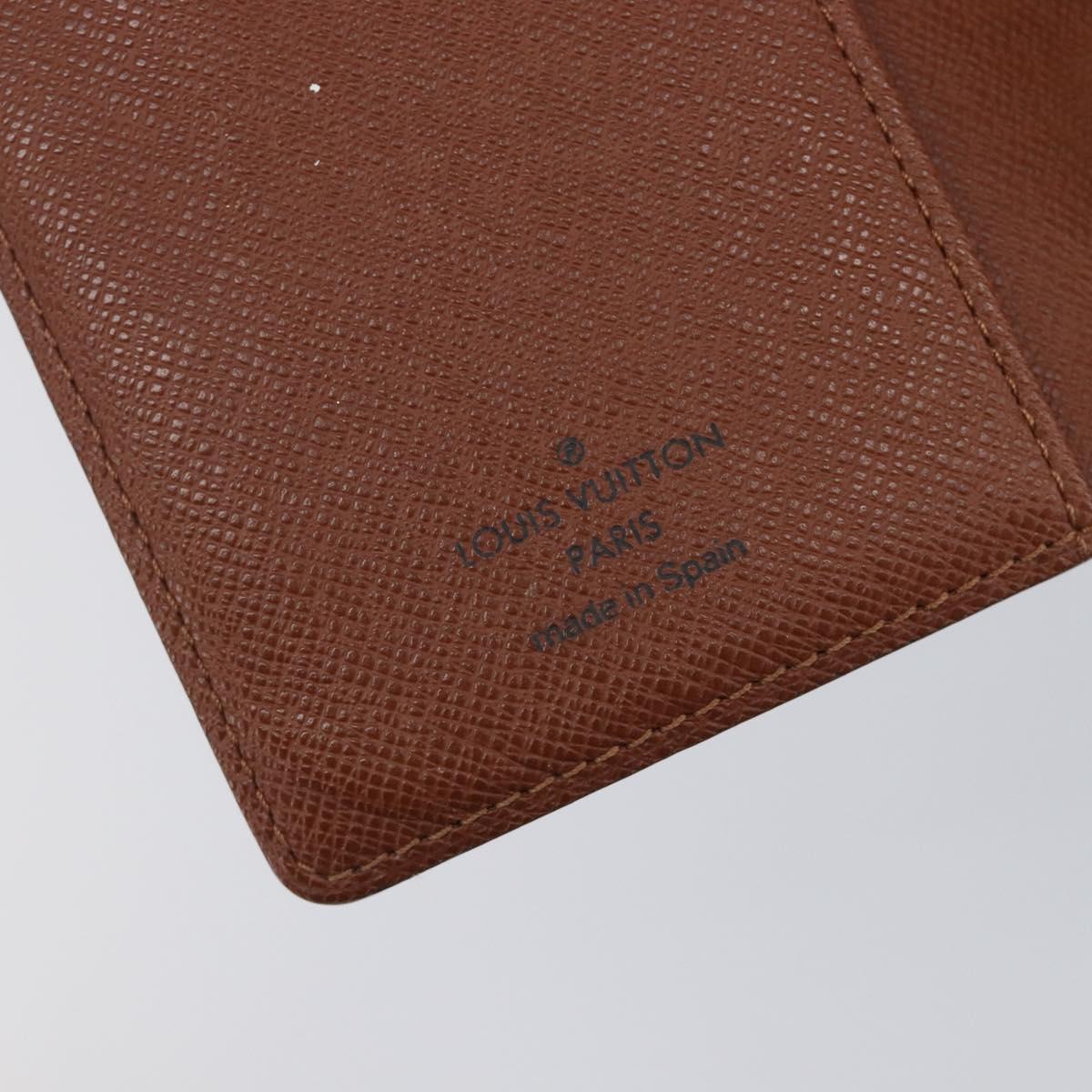LOUIS VUITTON Monogram Agenda PM Day Planner Cover R20005 LV Auth BA15745