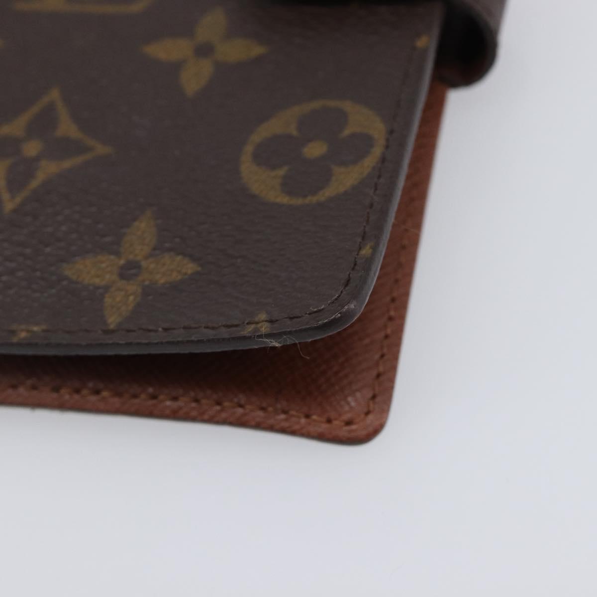 LOUIS VUITTON Monogram Agenda PM Day Planner Cover R20005 LV Auth BA15745