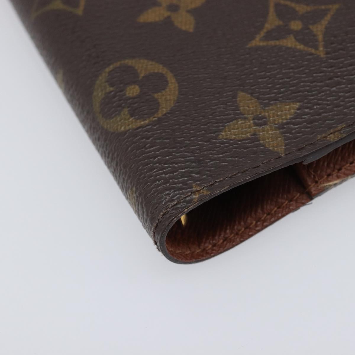 LOUIS VUITTON Monogram Agenda PM Day Planner Cover R20005 LV Auth BA15745