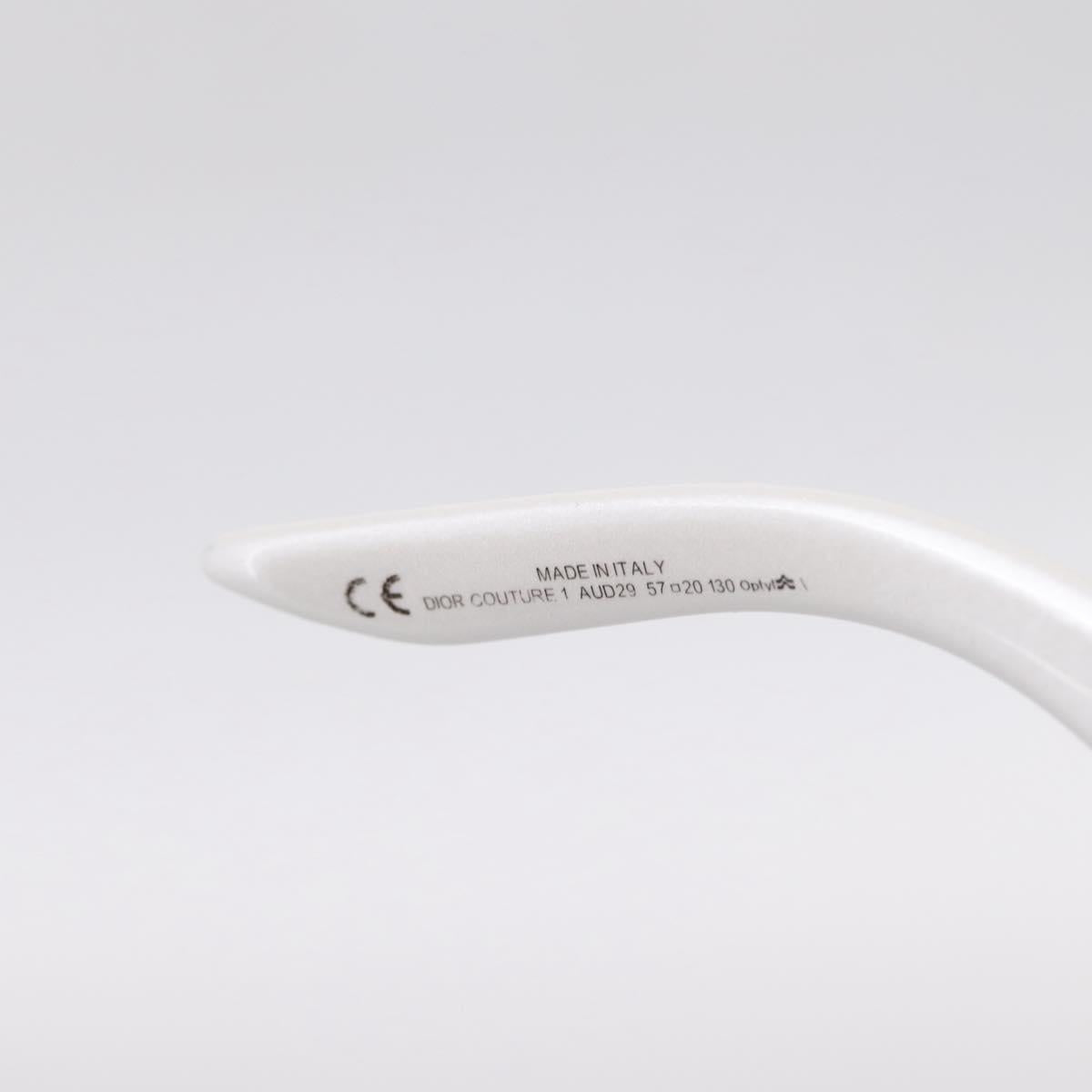 Christian Dior Sunglasses plastic White Auth BA15749