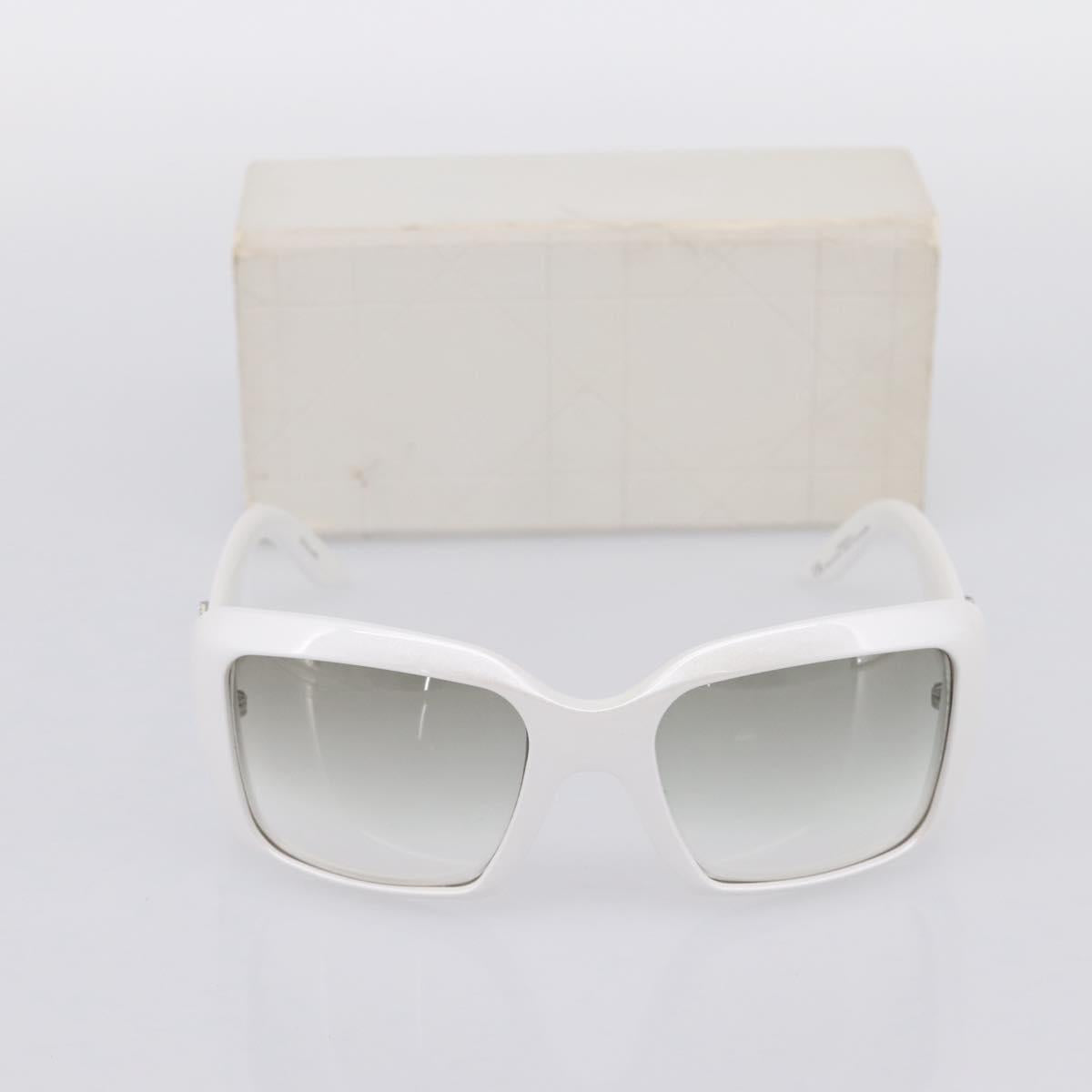 Christian Dior Sunglasses plastic White Auth BA15749