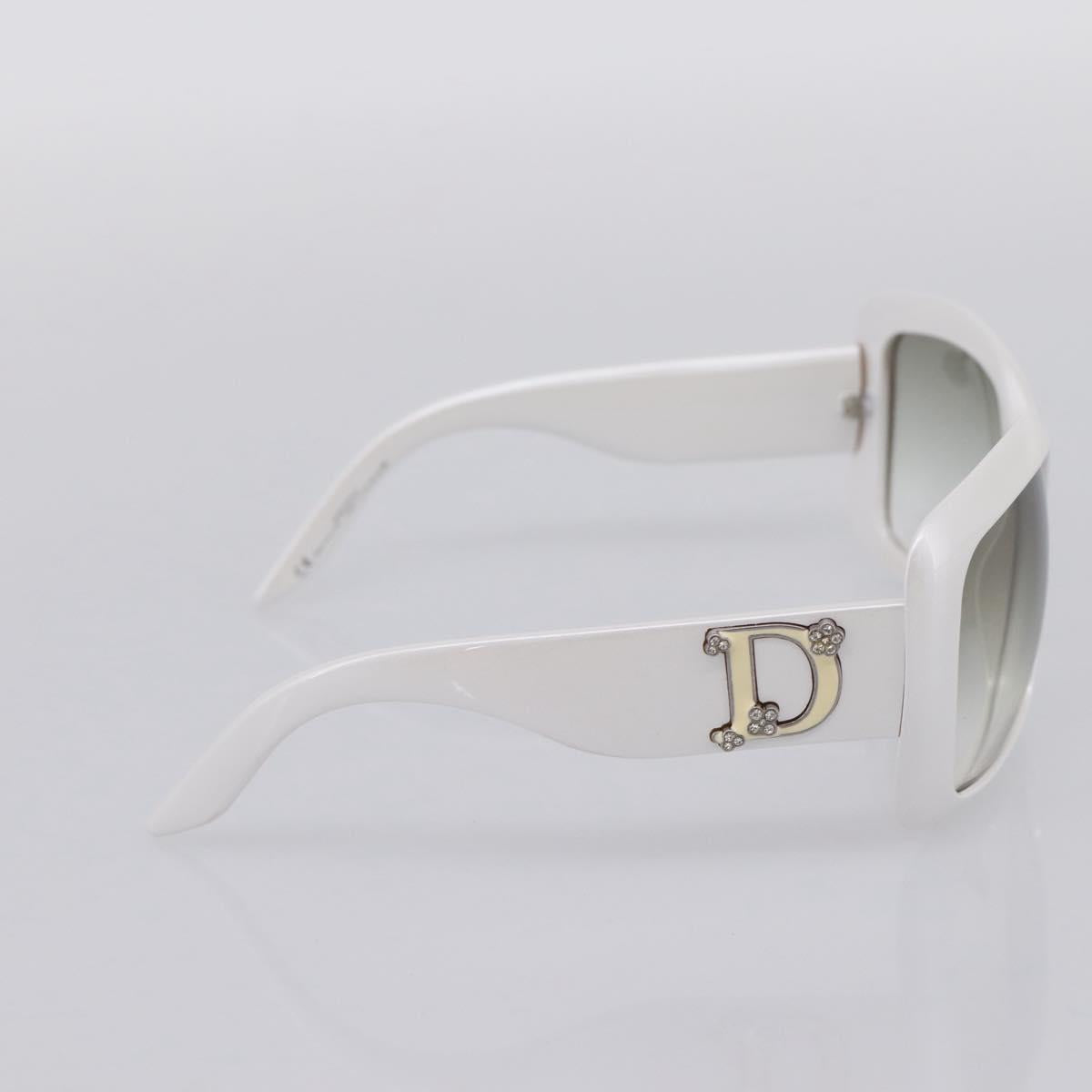 Christian Dior Sunglasses plastic White Auth BA15749