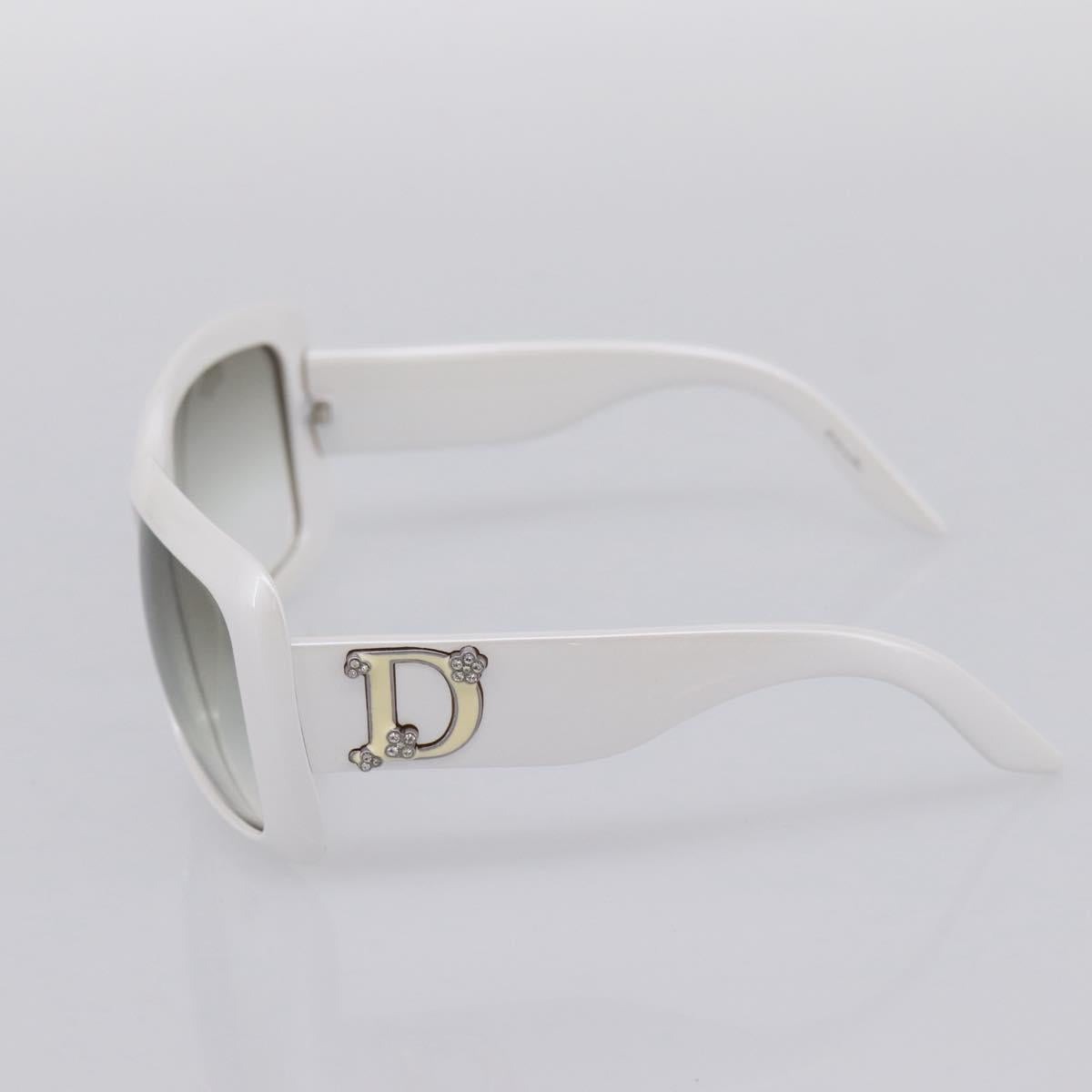 Christian Dior Sunglasses plastic White Auth BA15749