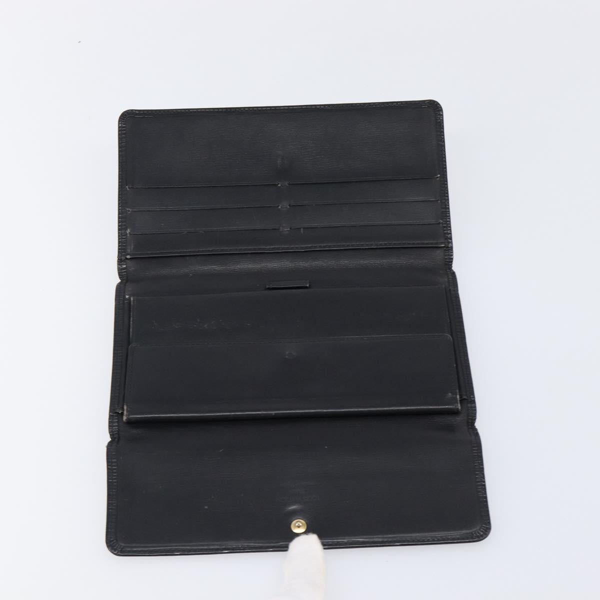 LOUIS VUITTON Damier Ebene Epi Monogram Wallet 3 Set Black LV Auth BA15750