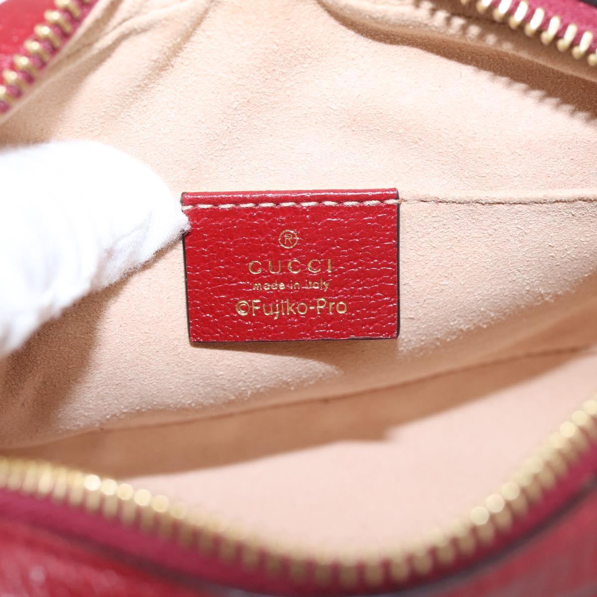 GUCCI Micro GG Supreme Doraemon Collaboration Bag PVC Beige 647784 Auth BA15754M