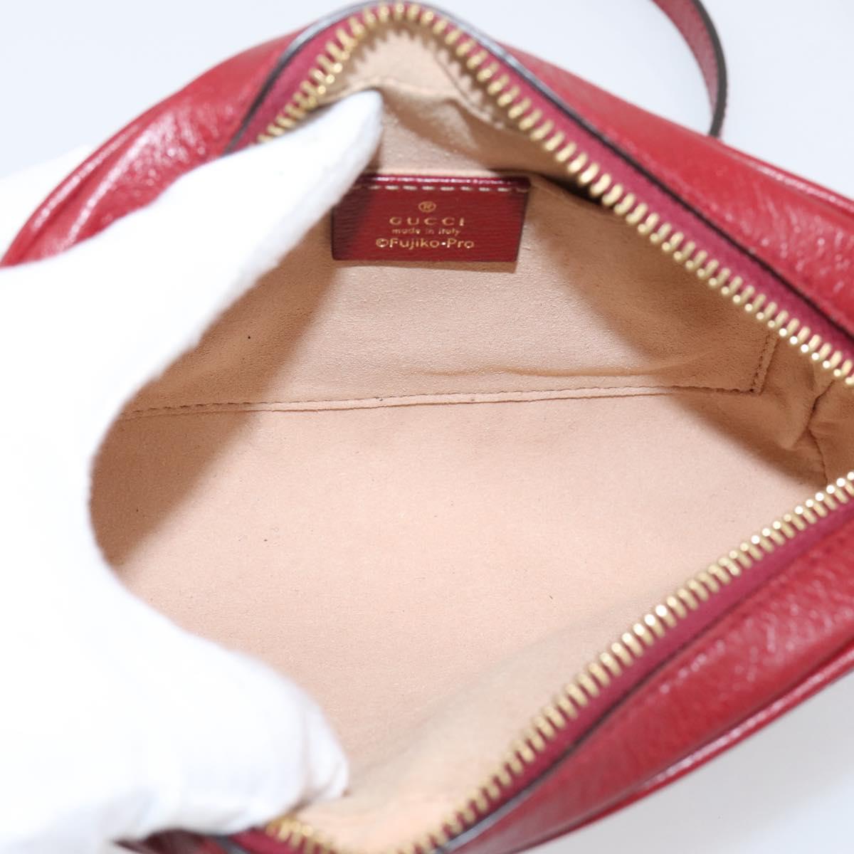 GUCCI Micro GG Supreme Doraemon Collaboration Bag PVC Beige 647784 Auth BA15754M