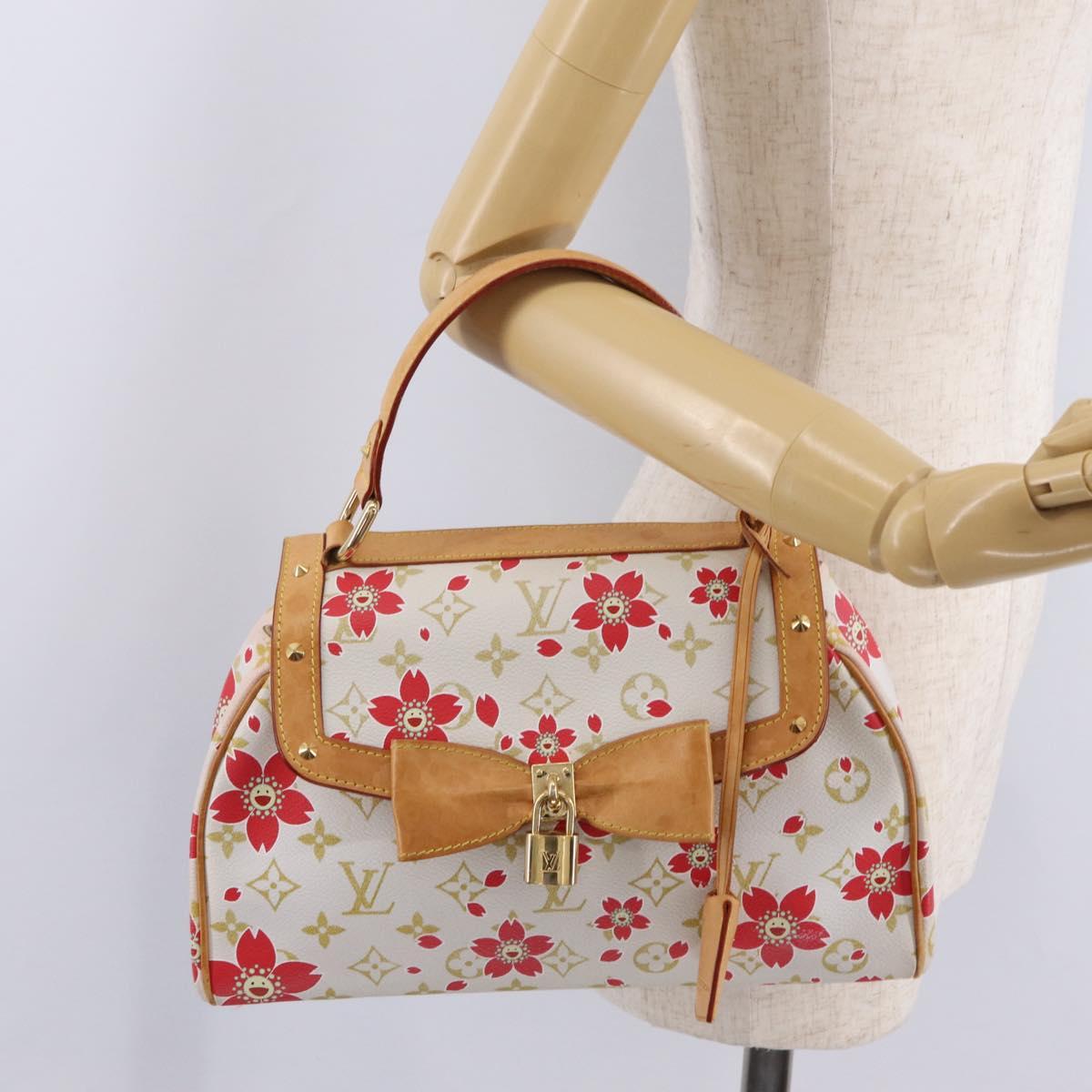 LOUIS VUITTON Monogram Cherry Blossom Sac Retro PM Bag M92014 LV Auth BA15759V