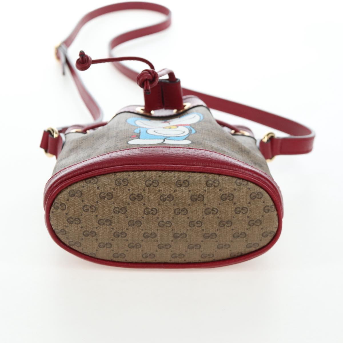 GUCCI Micro GG Supreme Fujiko Pro Collaboration Bag PVC 647801 Auth BA15767M