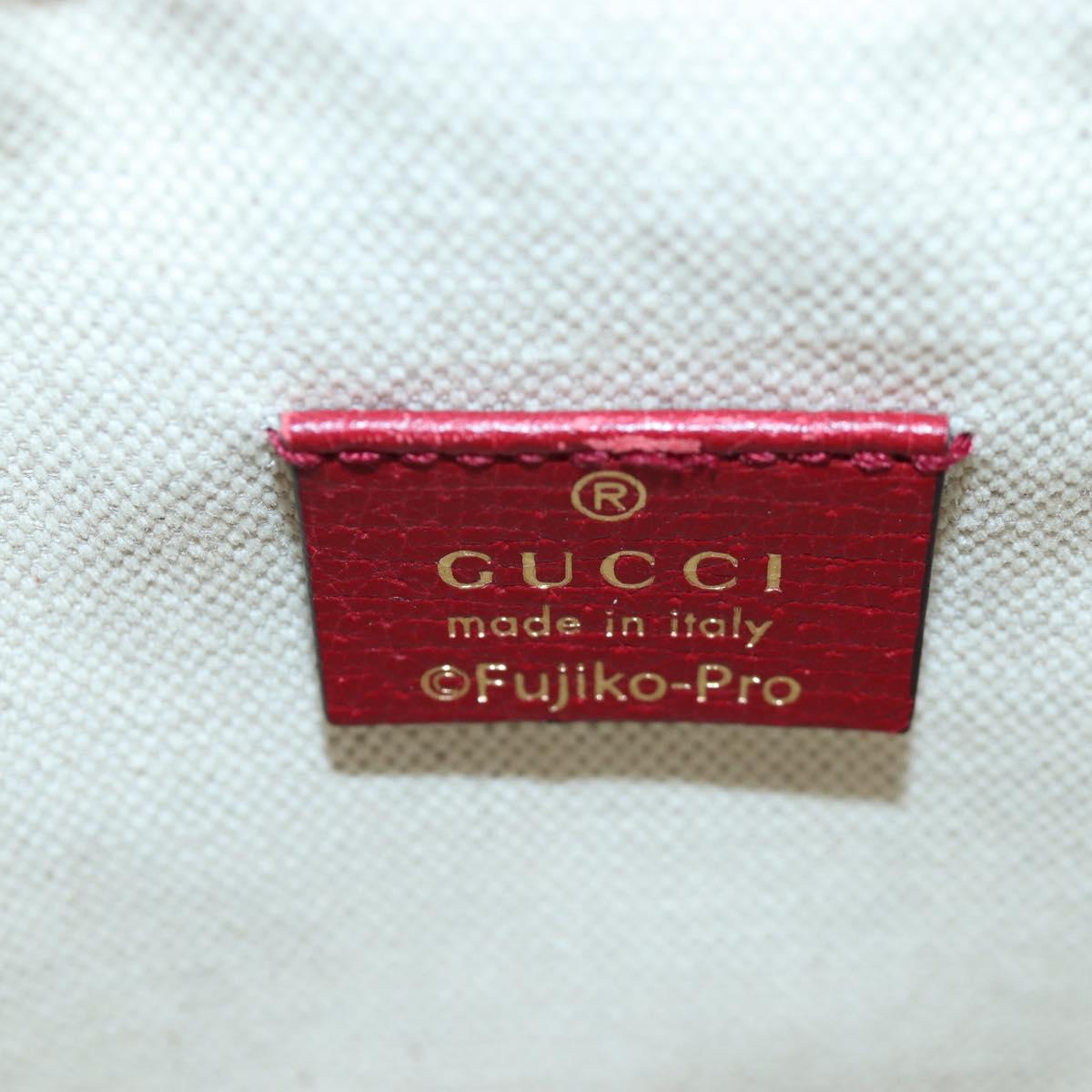 GUCCI Micro GG Supreme Fujiko Pro Collaboration Bag PVC 647801 Auth BA15767M
