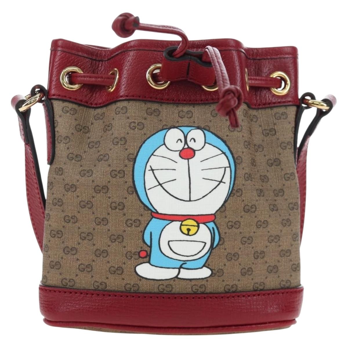 GUCCI Micro GG Supreme Fujiko Pro Collaboration Bag PVC 647801 Auth BA15767M