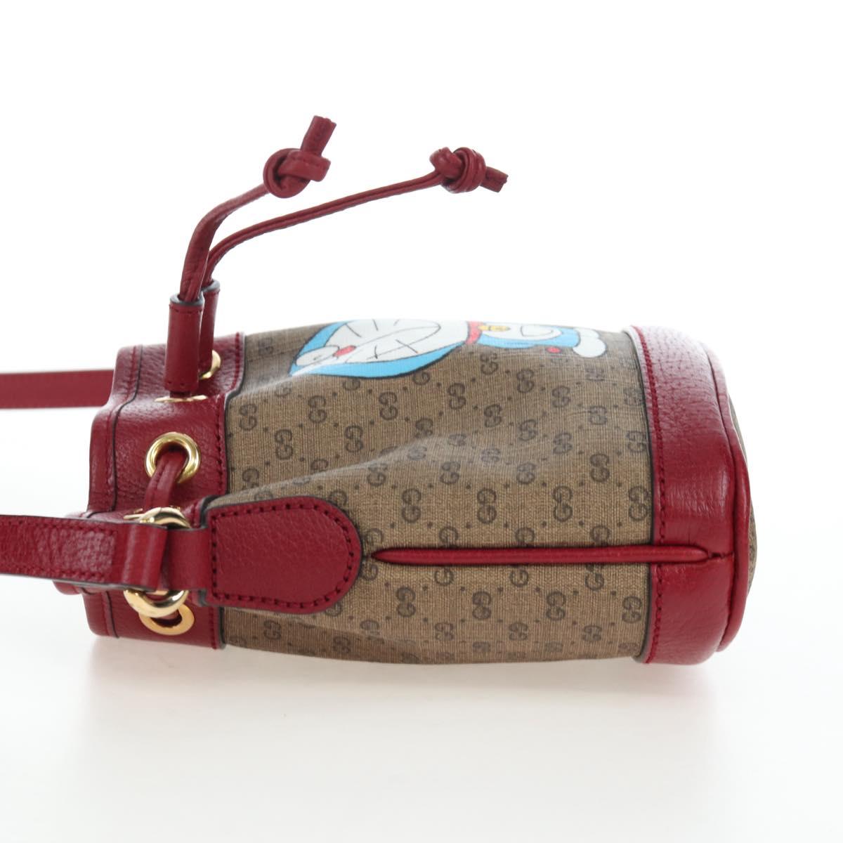 GUCCI Micro GG Supreme Fujiko Pro Collaboration Bag PVC 647801 Auth BA15767M