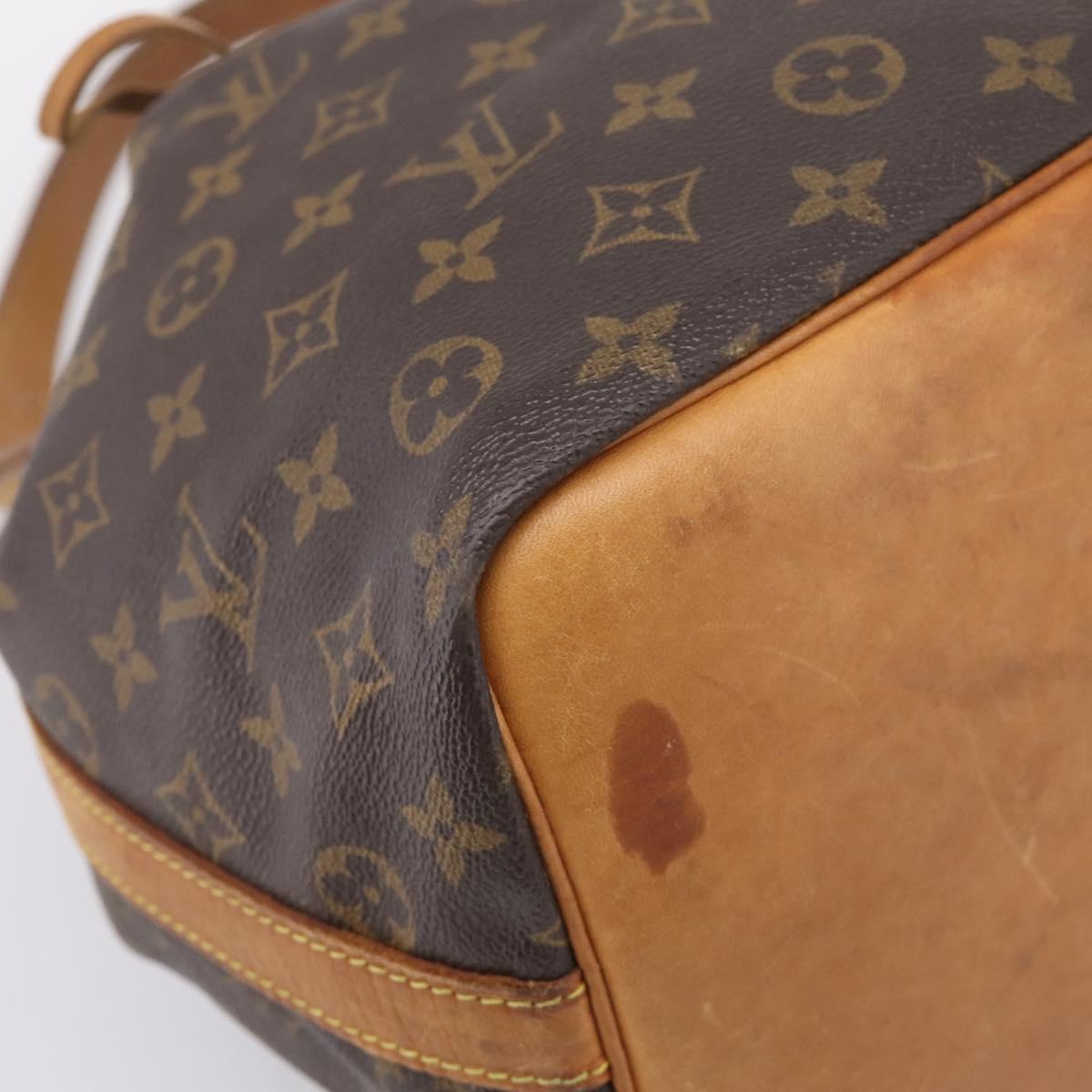 LOUIS VUITTON Monogram Petit Noe Shoulder Bag M42226 LV Auth BA15769