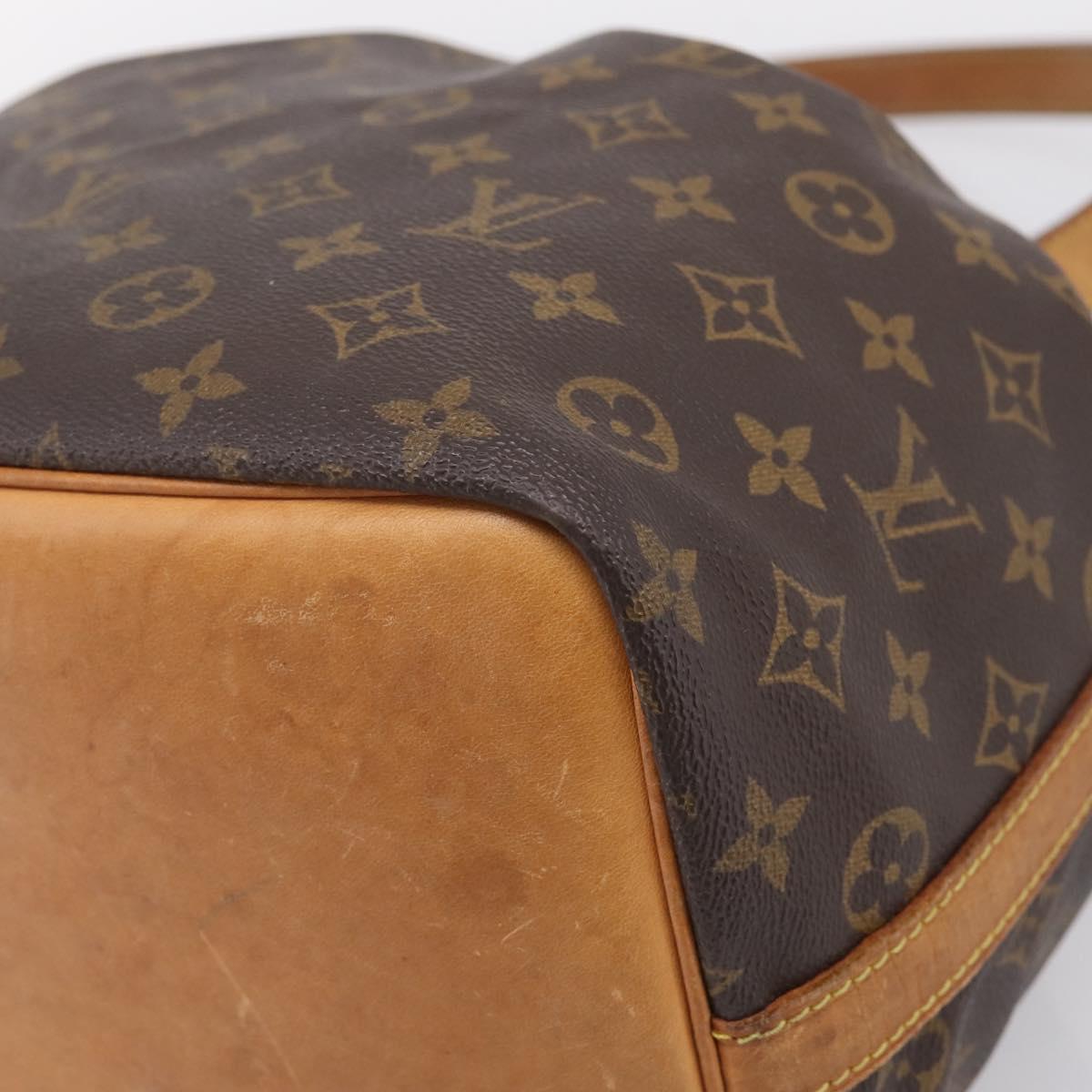 LOUIS VUITTON Monogram Petit Noe Shoulder Bag M42226 LV Auth BA15769