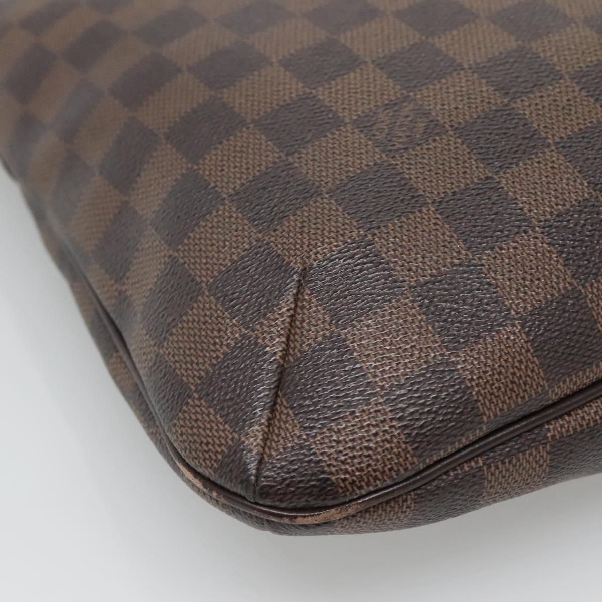 LOUIS VUITTON Damier Ebene Bloomsbury PM Shoulder Bag N42251 LV Auth BA1577