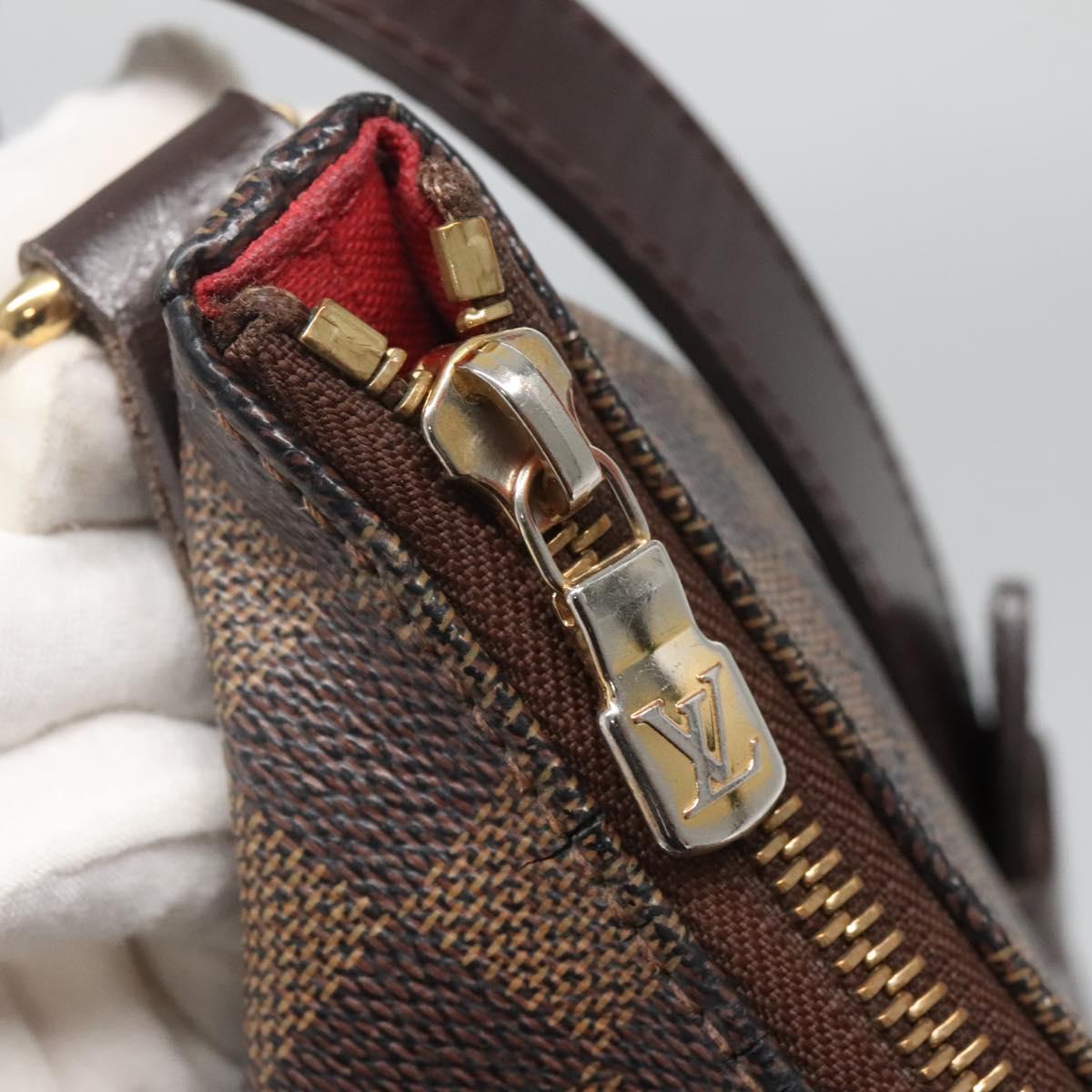 LOUIS VUITTON Damier Ebene Bloomsbury PM Shoulder Bag N42251 LV Auth BA1577