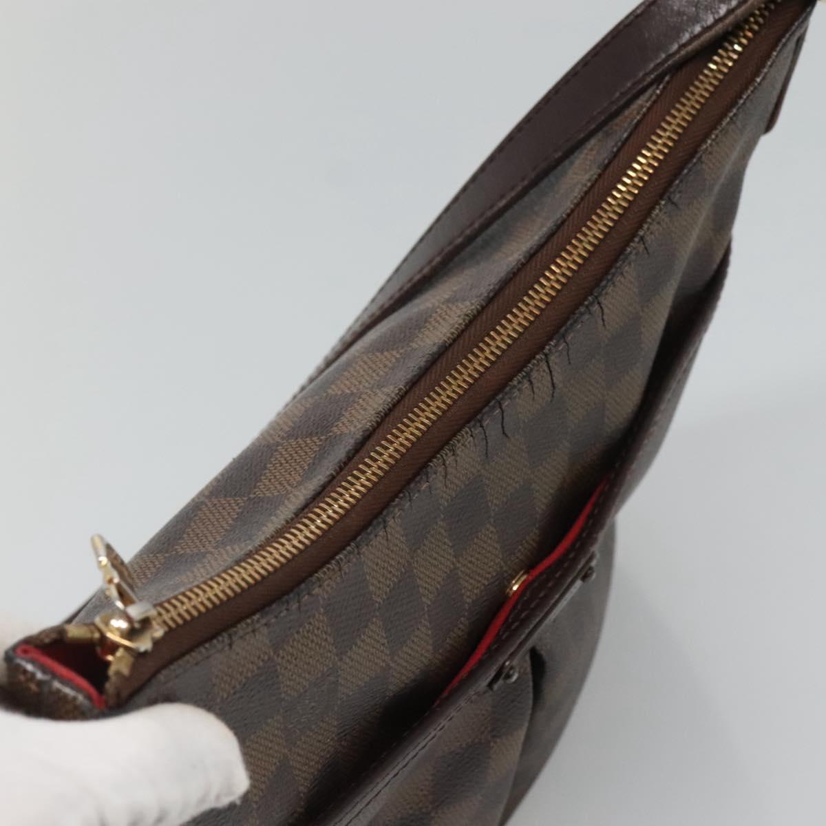 LOUIS VUITTON Damier Ebene Bloomsbury PM Shoulder Bag N42251 LV Auth BA1577