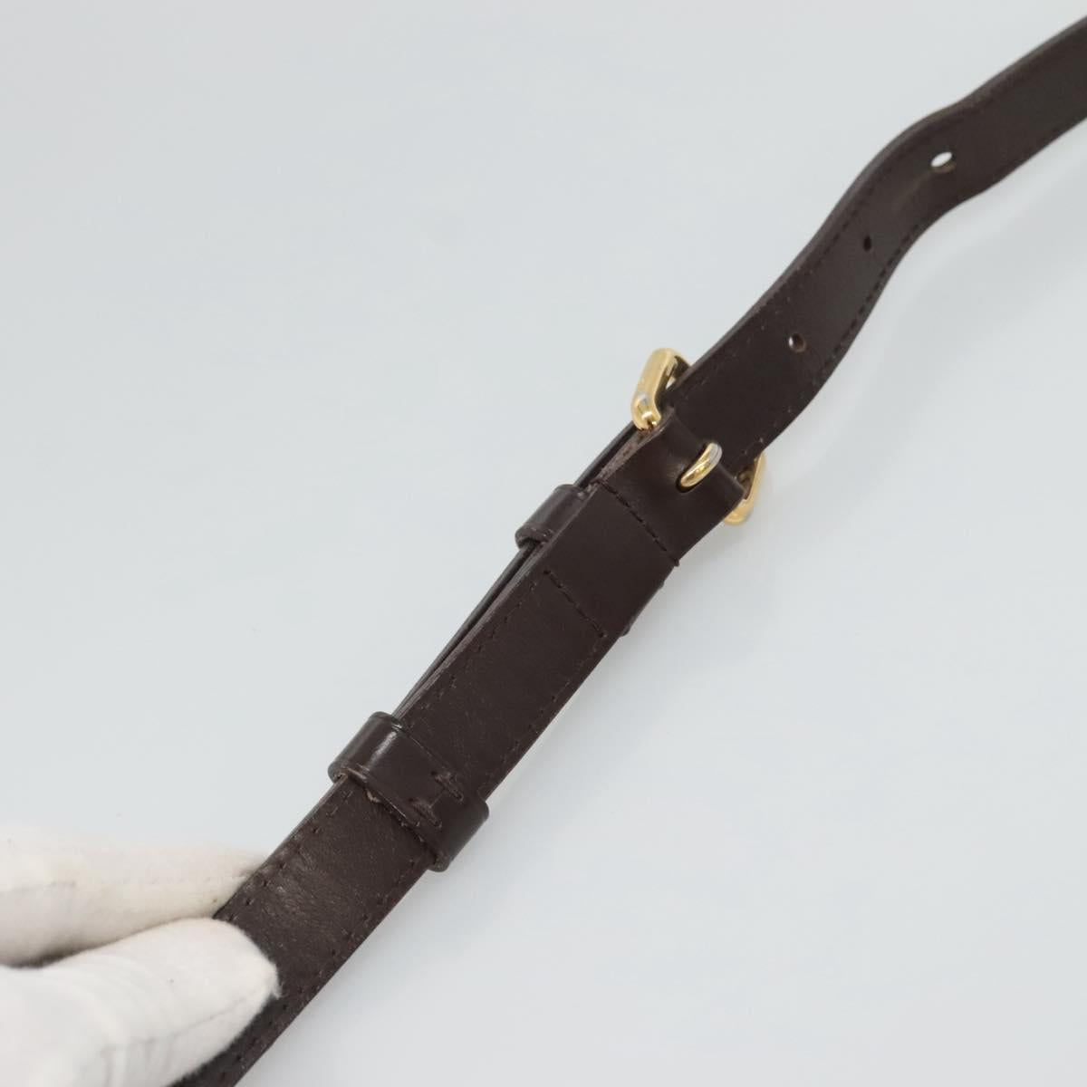 LOUIS VUITTON Damier Ebene Bloomsbury PM Shoulder Bag N42251 LV Auth BA1577