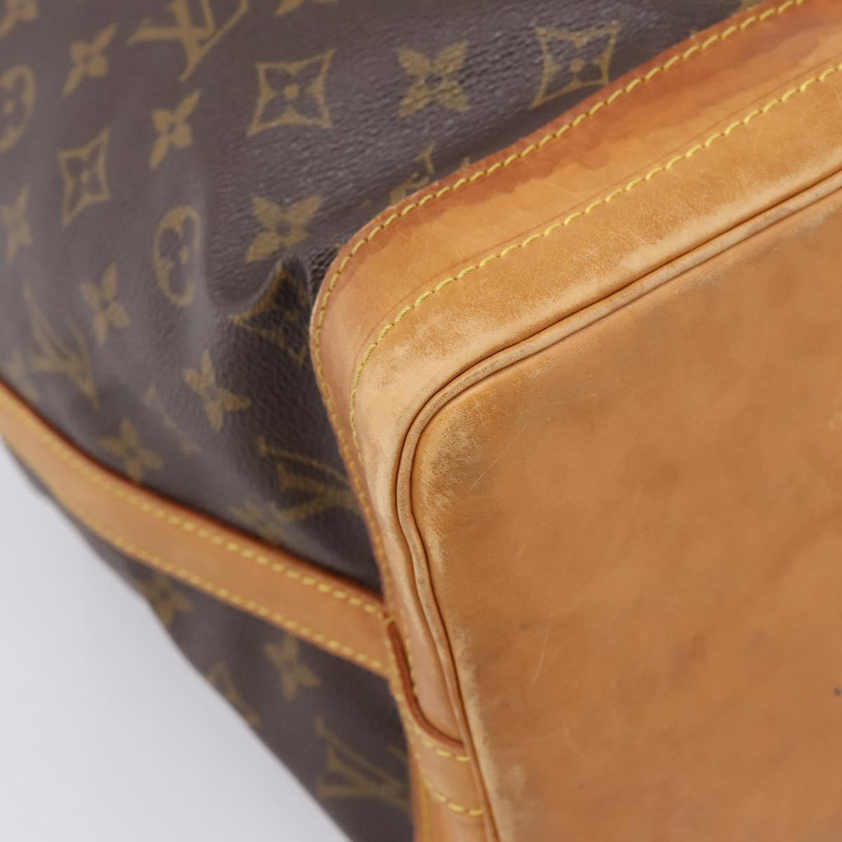 LOUIS VUITTON Monogram Noe Shoulder Bag M42224 LV Auth BA15770