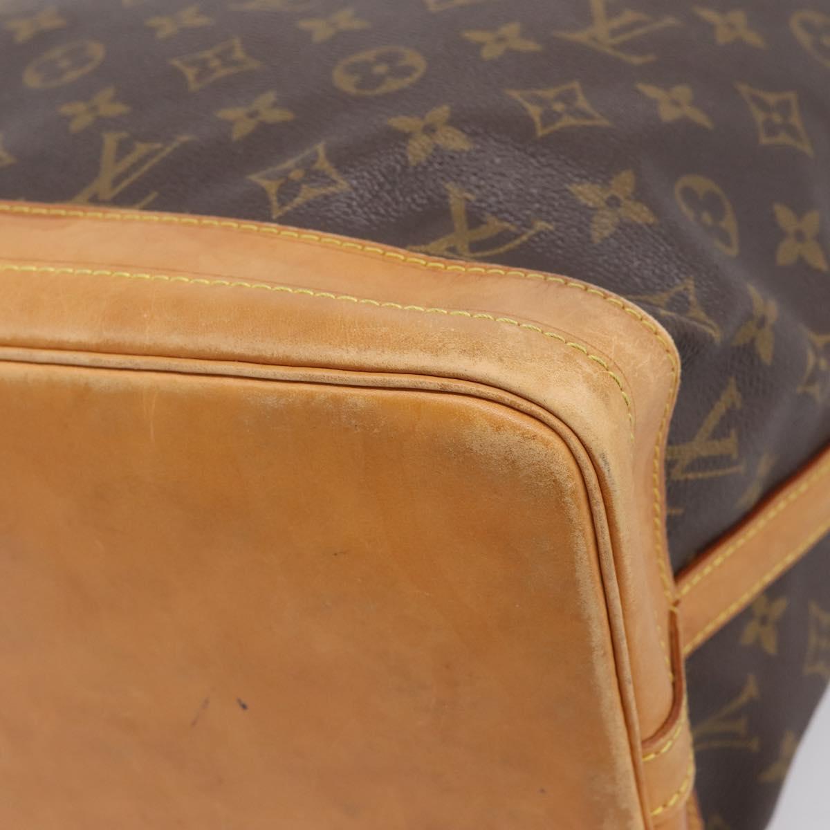 LOUIS VUITTON Monogram Noe Shoulder Bag M42224 LV Auth BA15770
