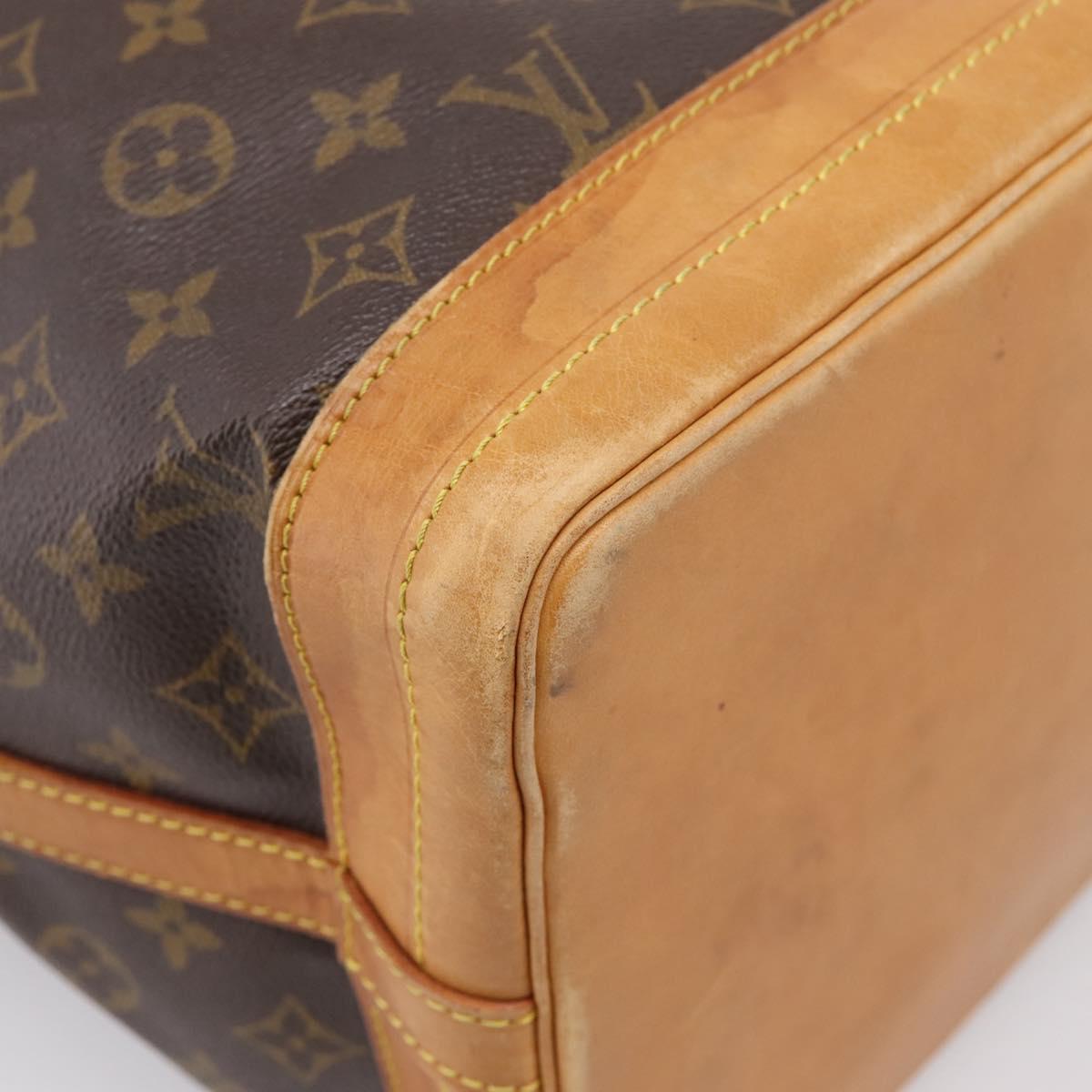 LOUIS VUITTON Monogram Noe Shoulder Bag M42224 LV Auth BA15770