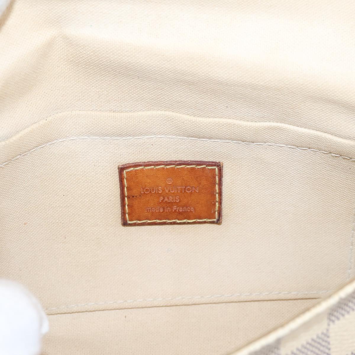 LOUIS VUITTON Damier Azur Favorit PM Shoulder Bag 2way N41277 LV Auth BA15771