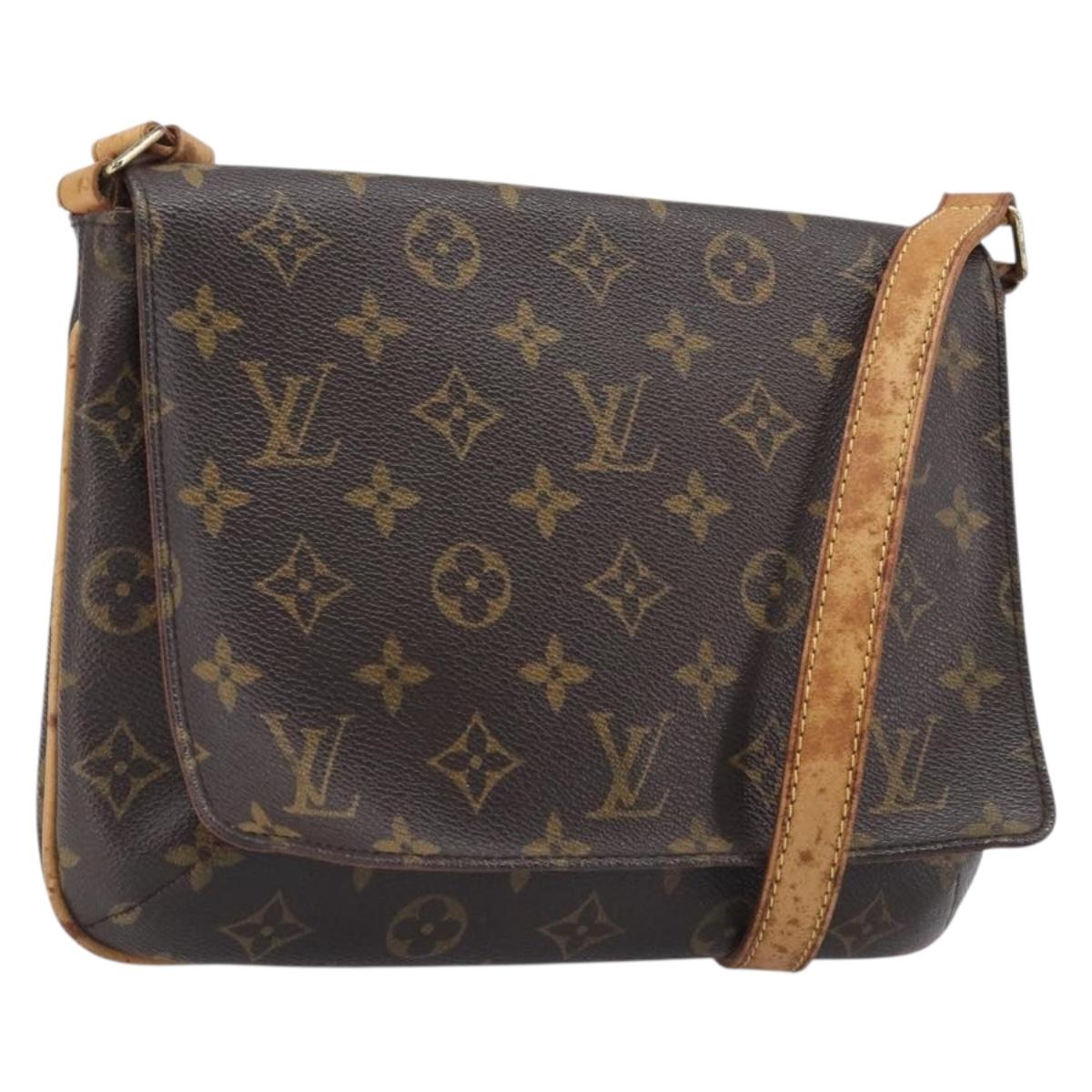 LOUIS VUITTON Monogram Musette Tango Long Strap Bag M51388 LV Auth BA15772
