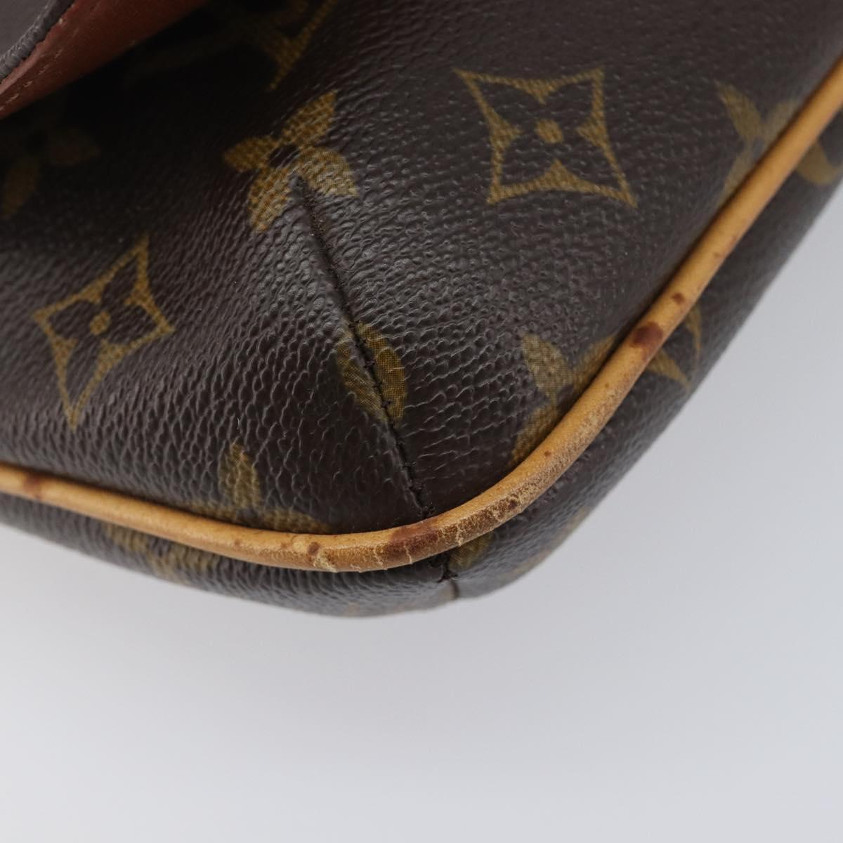 LOUIS VUITTON Monogram Musette Tango Long Strap Bag M51388 LV Auth BA15772