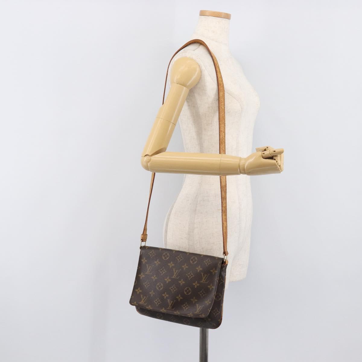 LOUIS VUITTON Monogram Musette Tango Long Strap Bag M51388 LV Auth BA15772