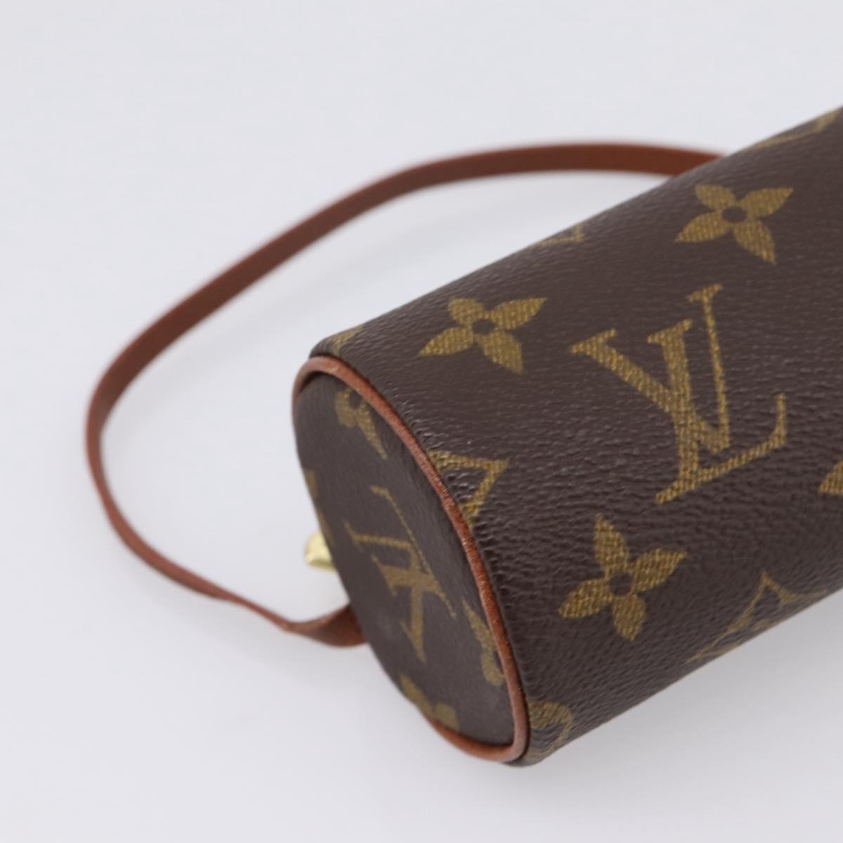 LOUIS VUITTON Monogram Papillon Pouch LV Auth BA15780A